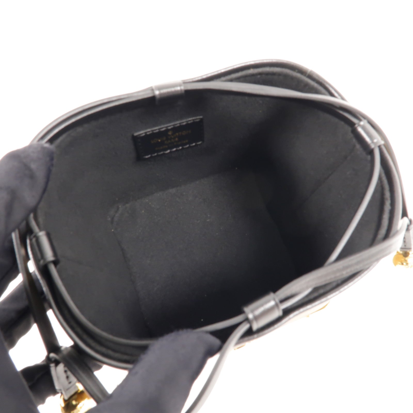 LOUIS VUITTON Monogram Reverse Noe Purse LV Charms金扣肩背袋