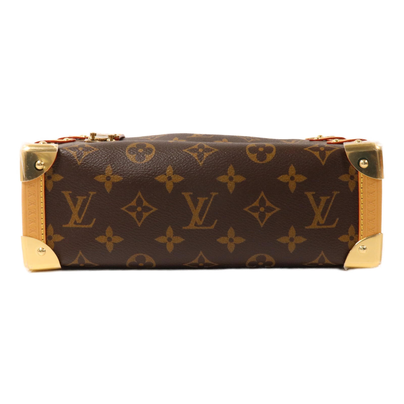 LOUIS VUITTON Monogram Side Trunk MM手挽肩背兩用袋