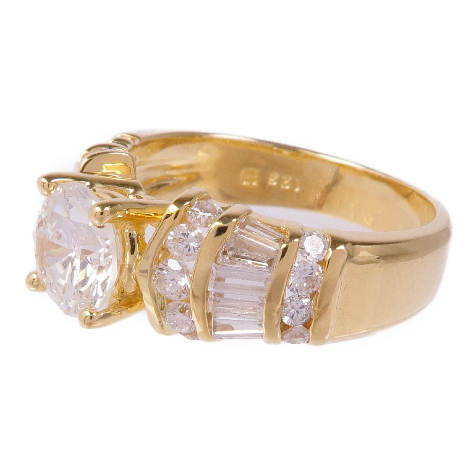 JEWELRY 18K黃金Diamond Ring鑽石戒指US#6.75