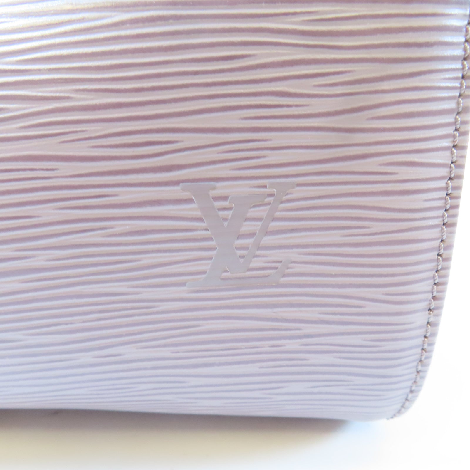 LOUIS VUITTON Epi Speedy 25銀扣手挽袋灰色