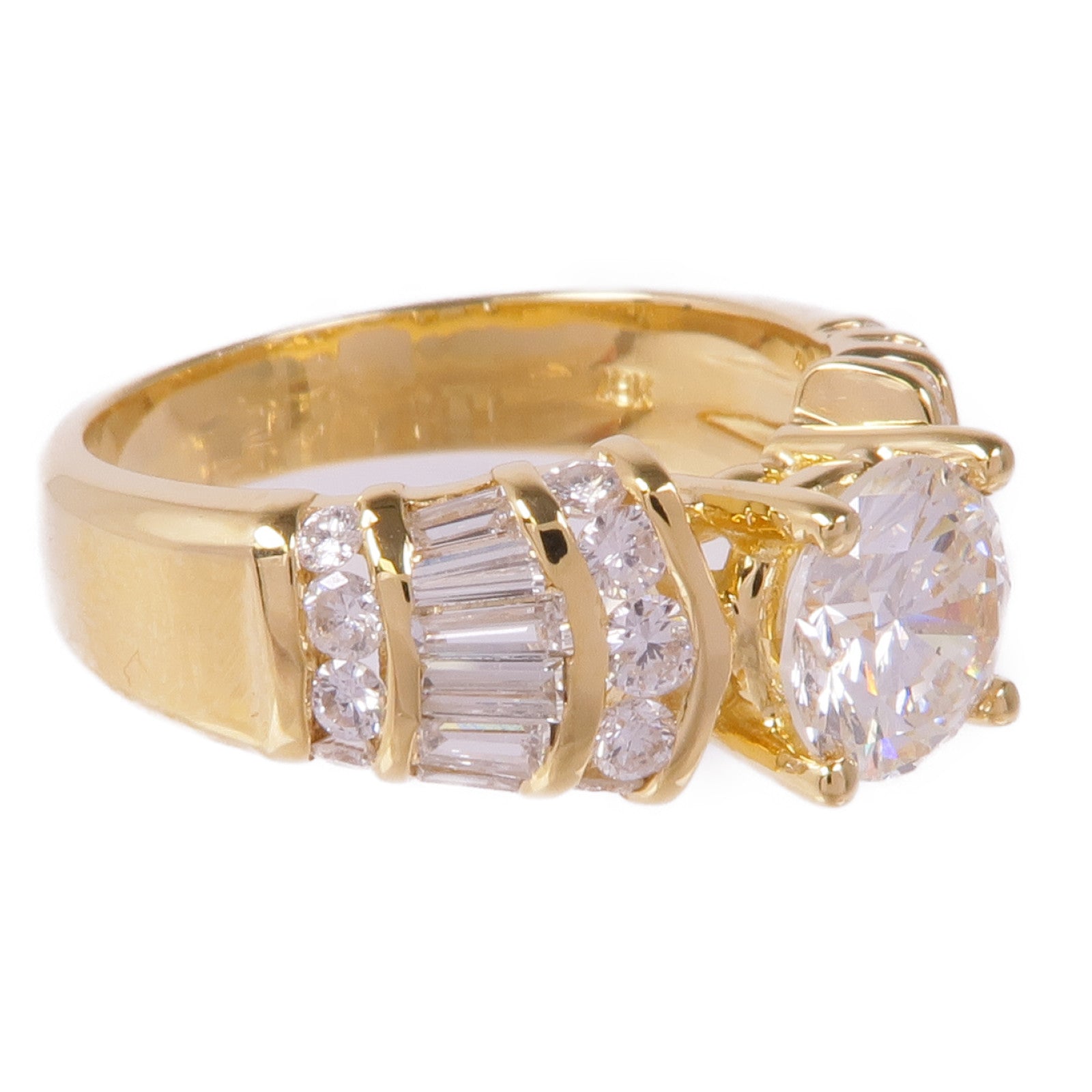 JEWELRY 18K黃金Diamond Ring鑽石戒指US#6.75