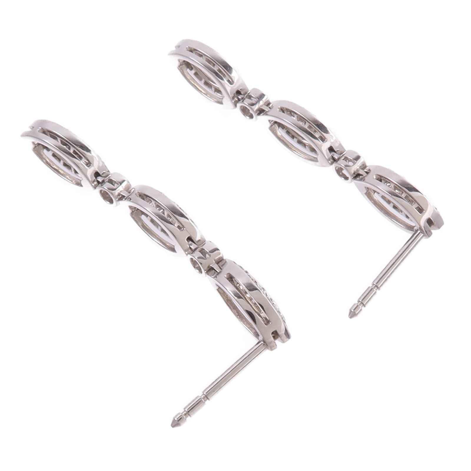 TIFFANY＆CO PT950鉑金Diamond Earrings鑽石耳環