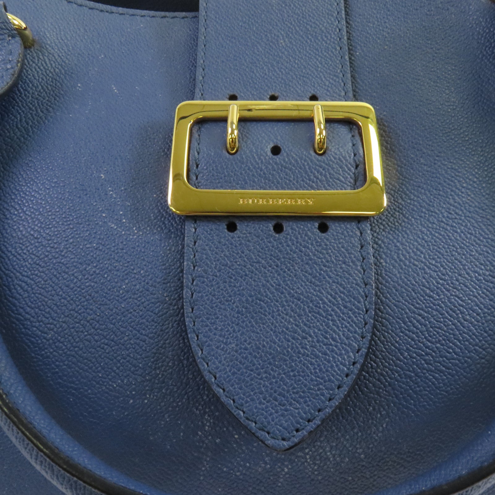 BURBERRY 【激減優惠】牛皮皮革Buckle Tote Bag金扣手挽肩背兩用袋
