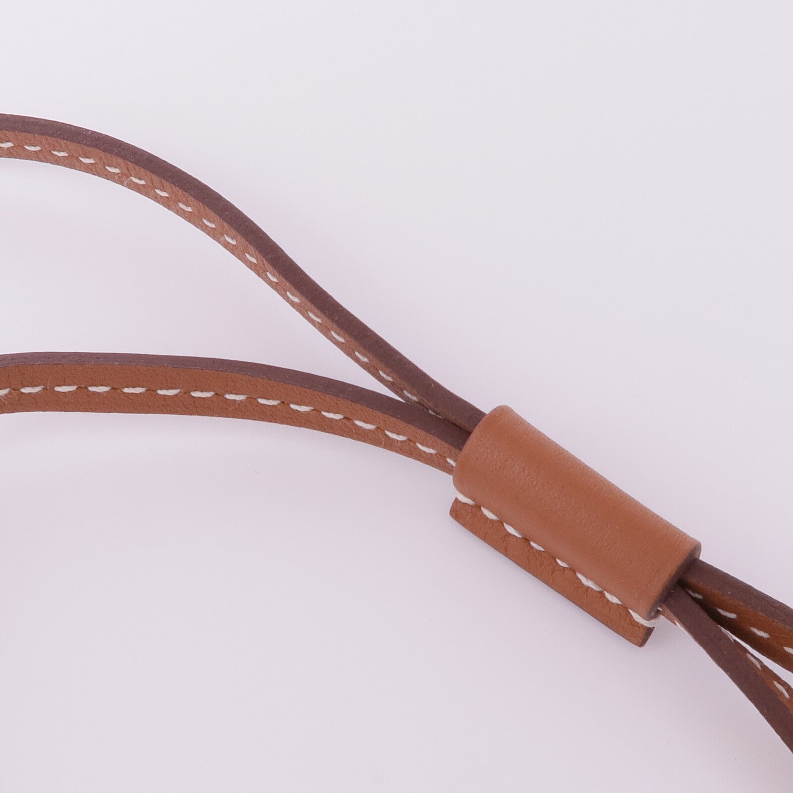 HERMES 金屬/Swift皮革O'Kelly Necklace項鍊Gold