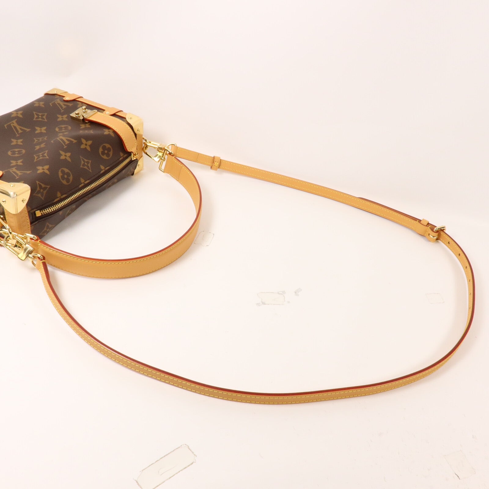 LOUIS VUITTON Monogram Side Trunk MM手挽肩背兩用袋