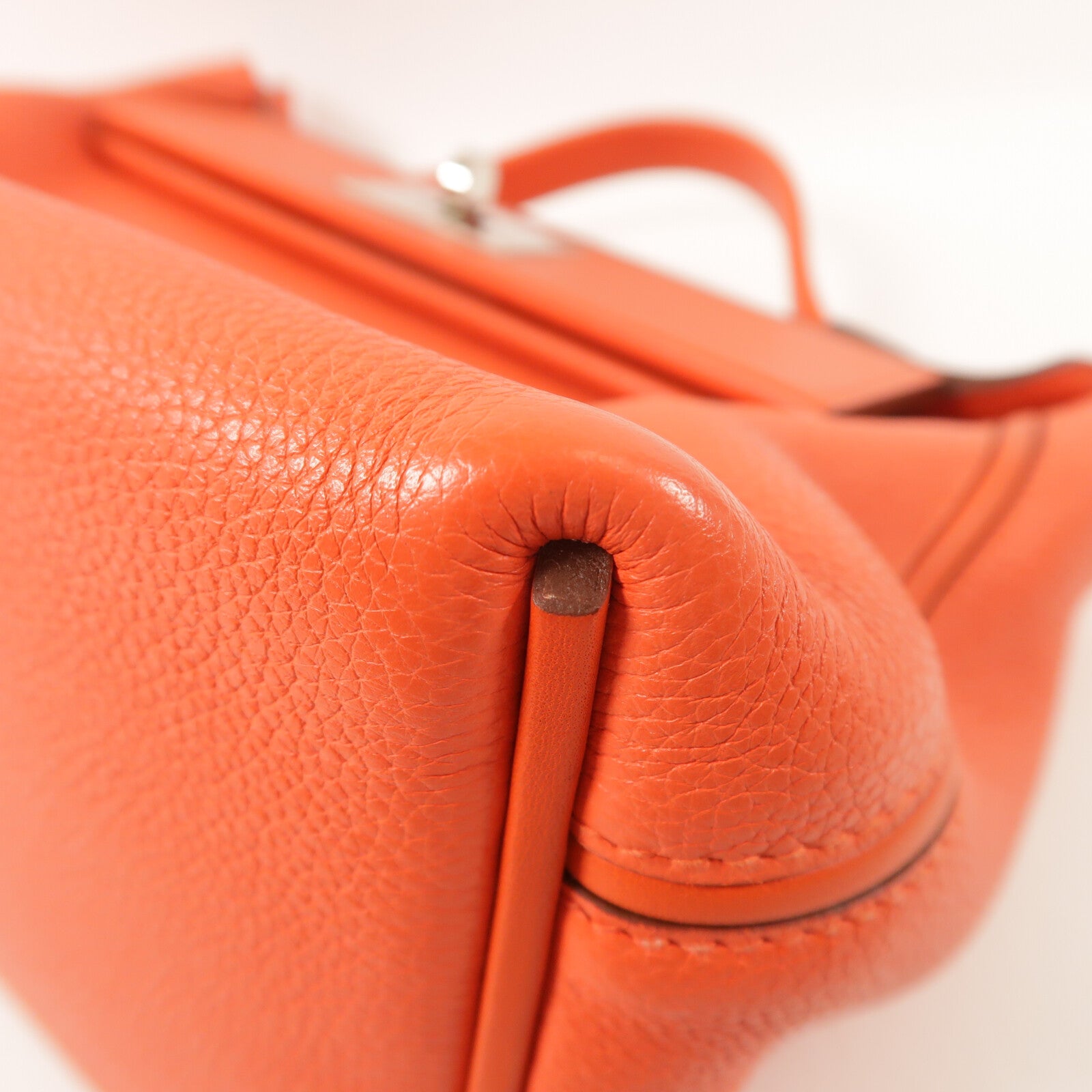 HERMES Clemence皮革24/24 29cm手挽肩背兩用袋Capucine