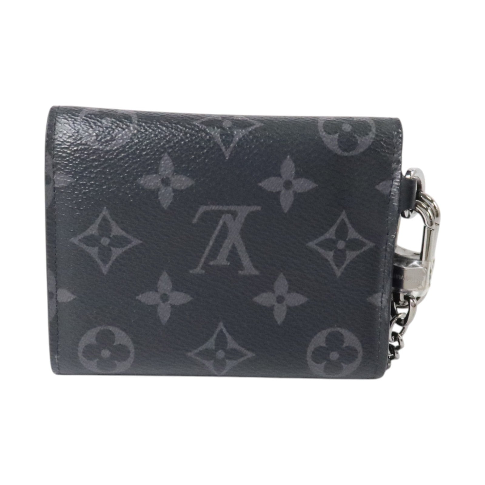 LOUIS VUITTON Monogram Eclipse Chain Wallet錢包