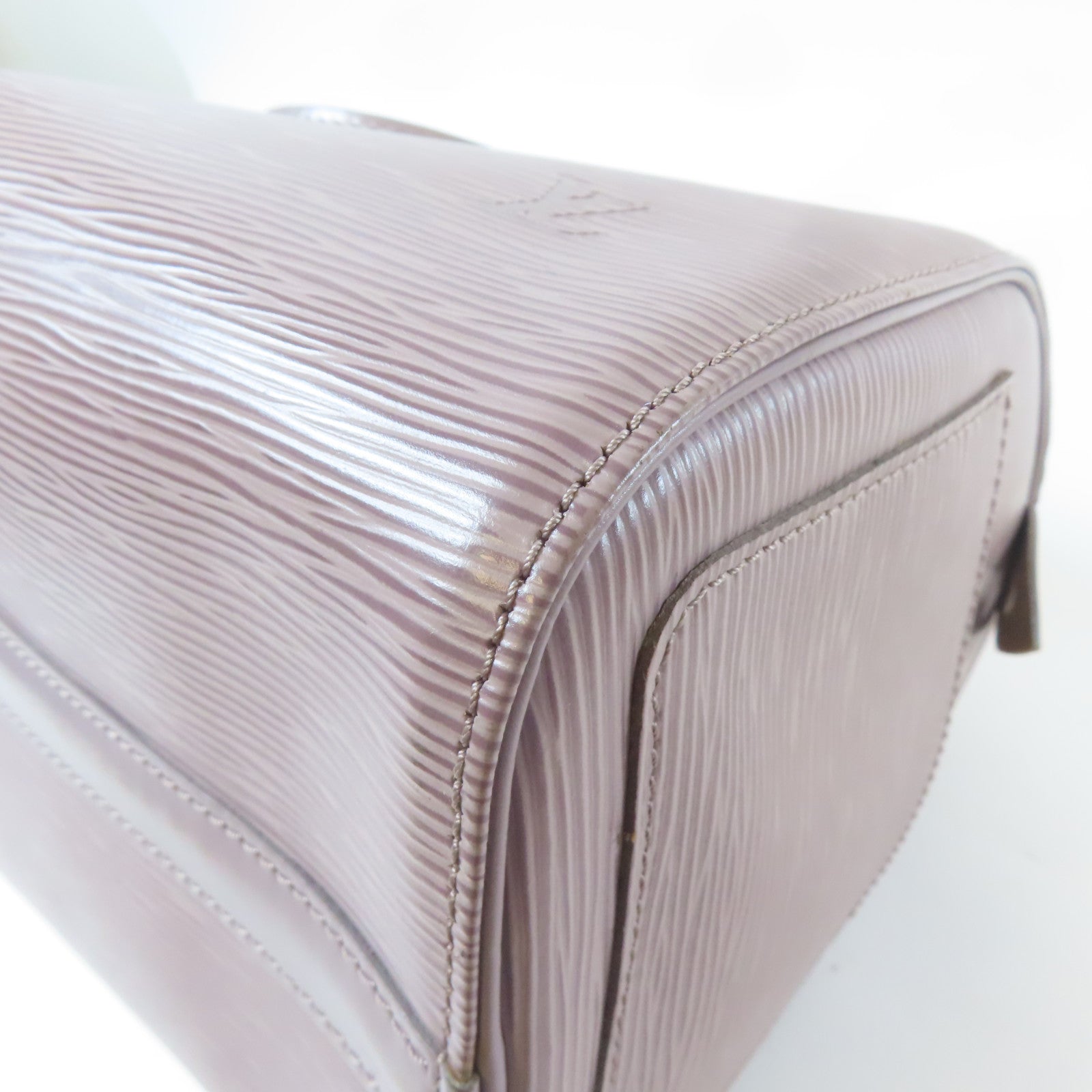 LOUIS VUITTON Epi Speedy 25銀扣手挽袋灰色