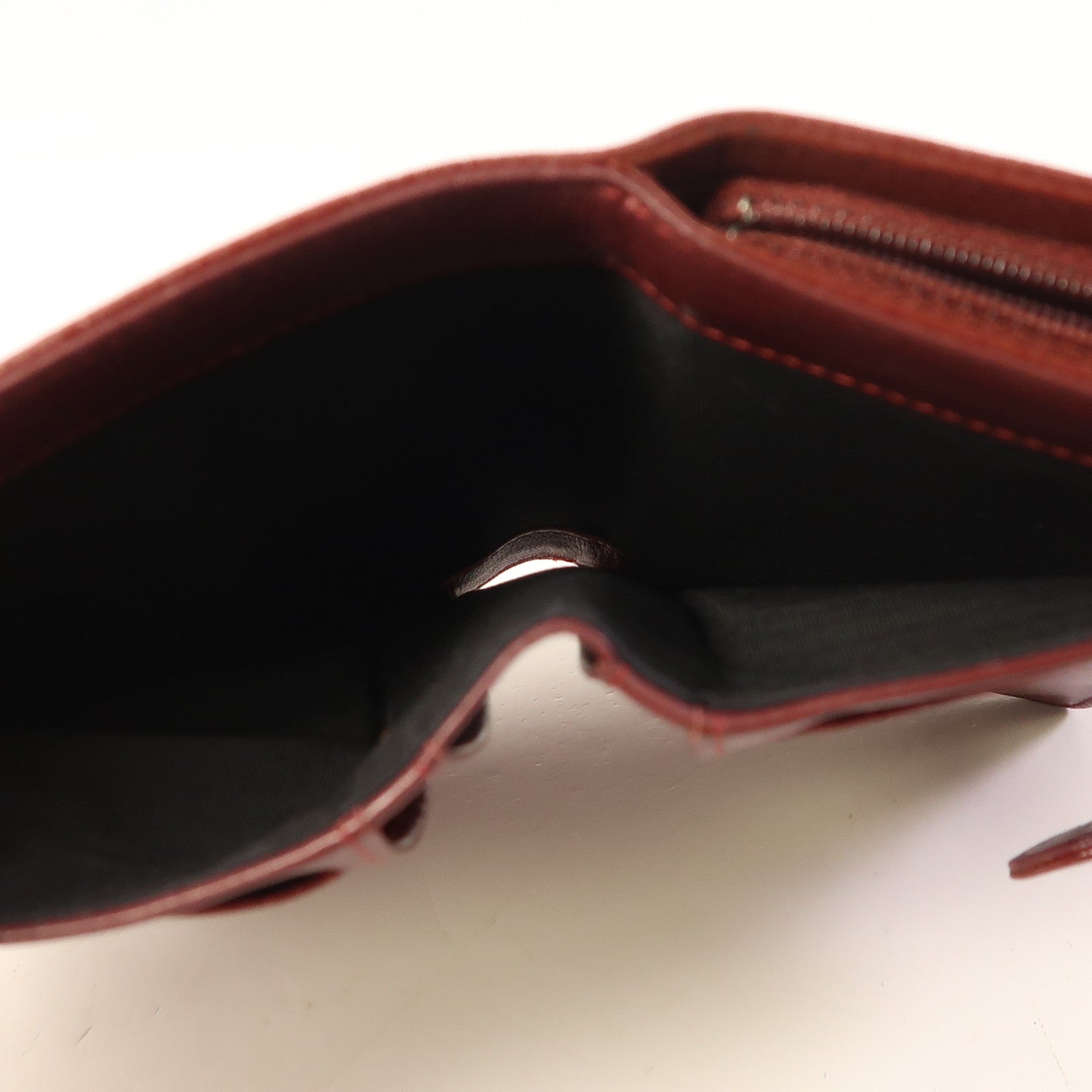 CHANEL 牛皮皮革Wallet銀扣錢包