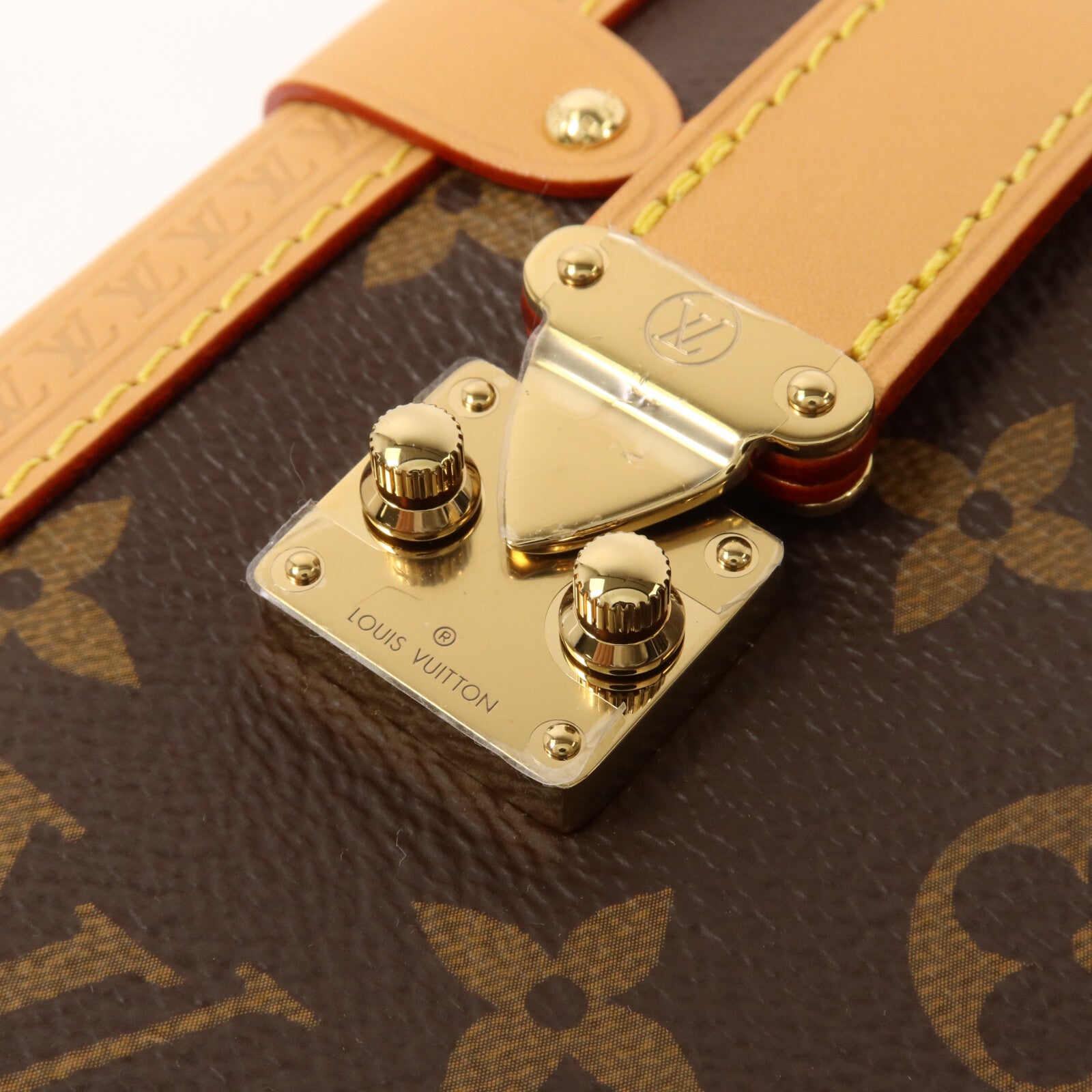 LOUIS VUITTON Monogram Side Trunk MM手挽肩背兩用袋