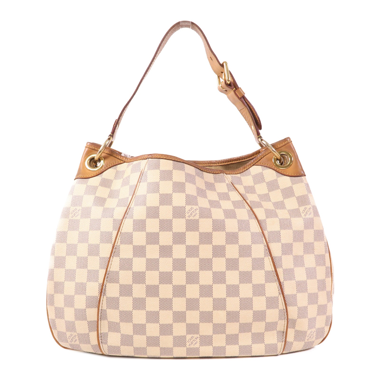LOUIS VUITTON Damier Azur Galliera PM金扣肩背袋