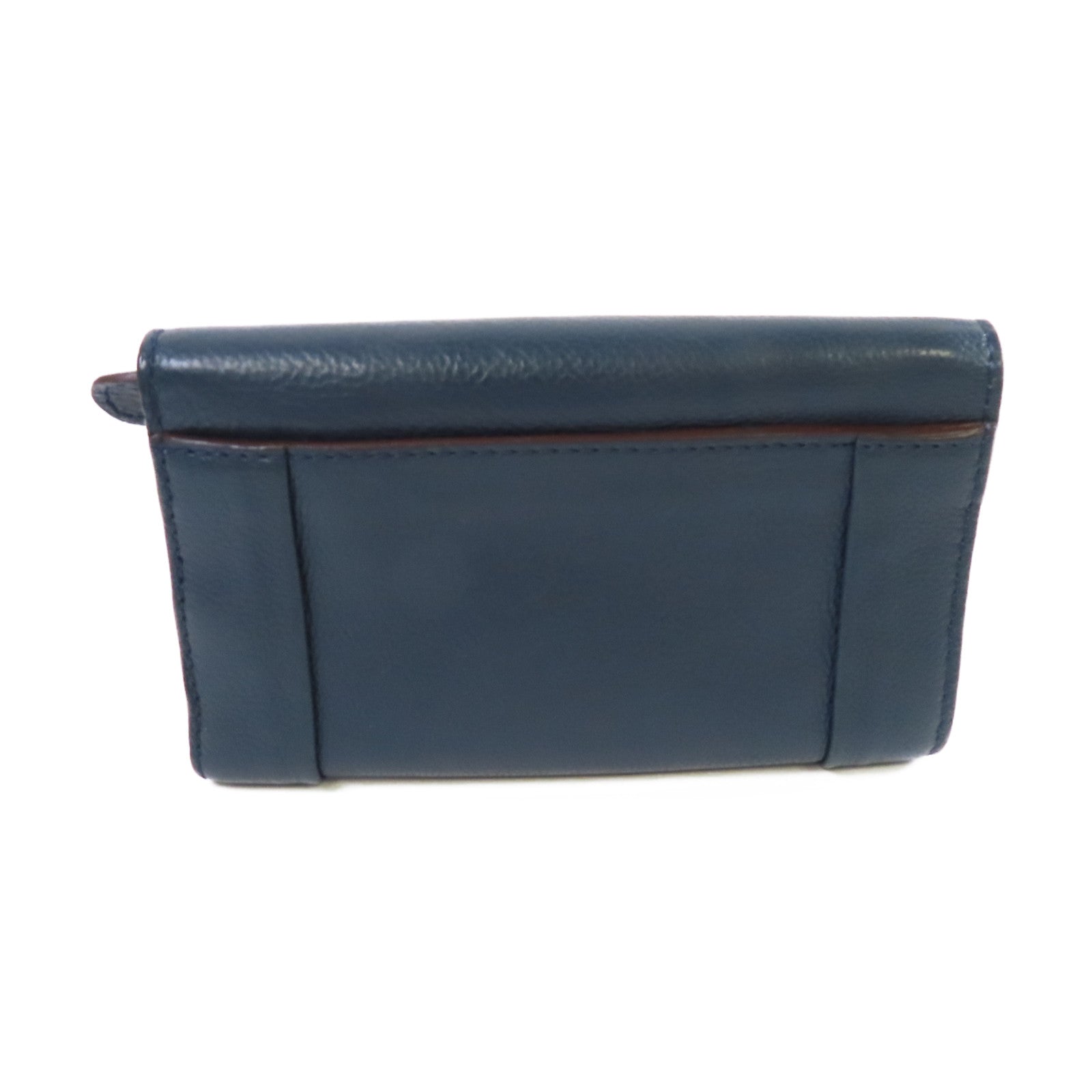 Chloe 【激減優惠】牛皮皮革Medium Wallet金扣中長錢包綠色