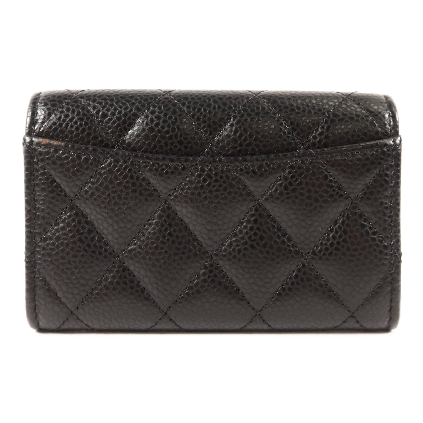 CHANEL 牛皮皮革Card Case金扣卡片套