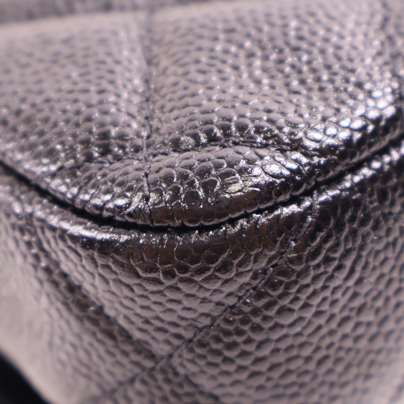 CHANEL CC GHW Chain Shoulder Bag AP2095 Calfskin Leather Black