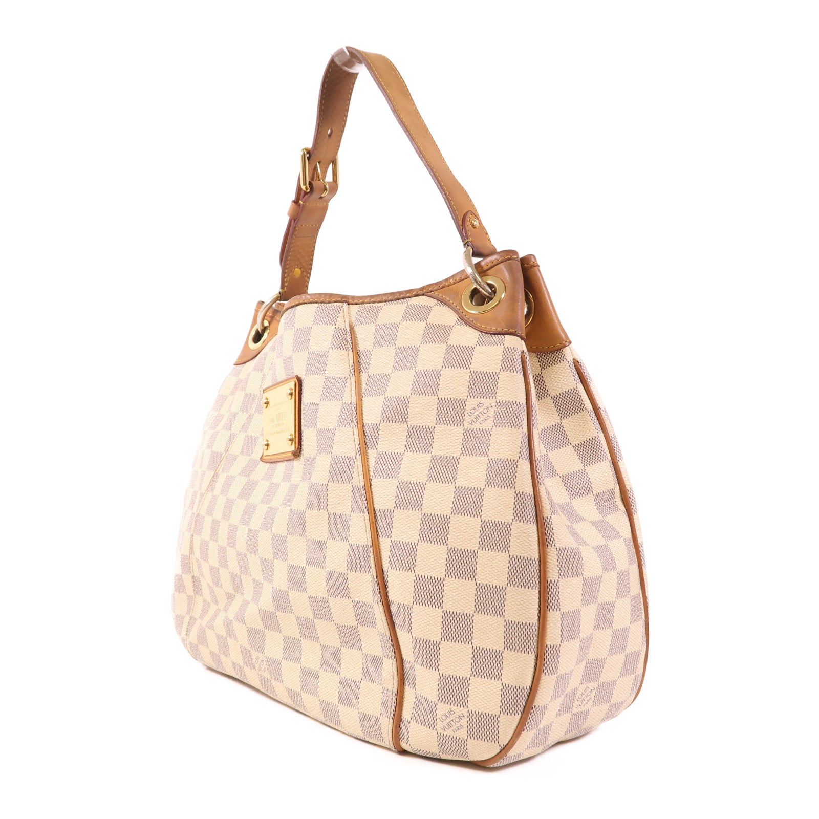 LOUIS VUITTON Damier Azur Galliera PM金扣肩背袋