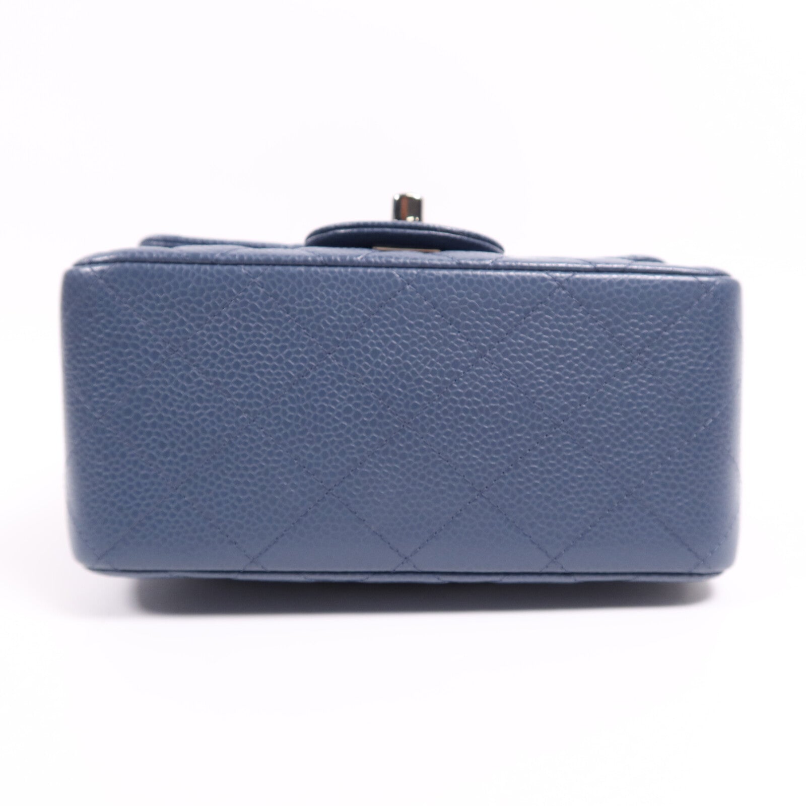 CHANEL 羊皮皮革Mini Classic 17銀扣鏈帶肩背袋