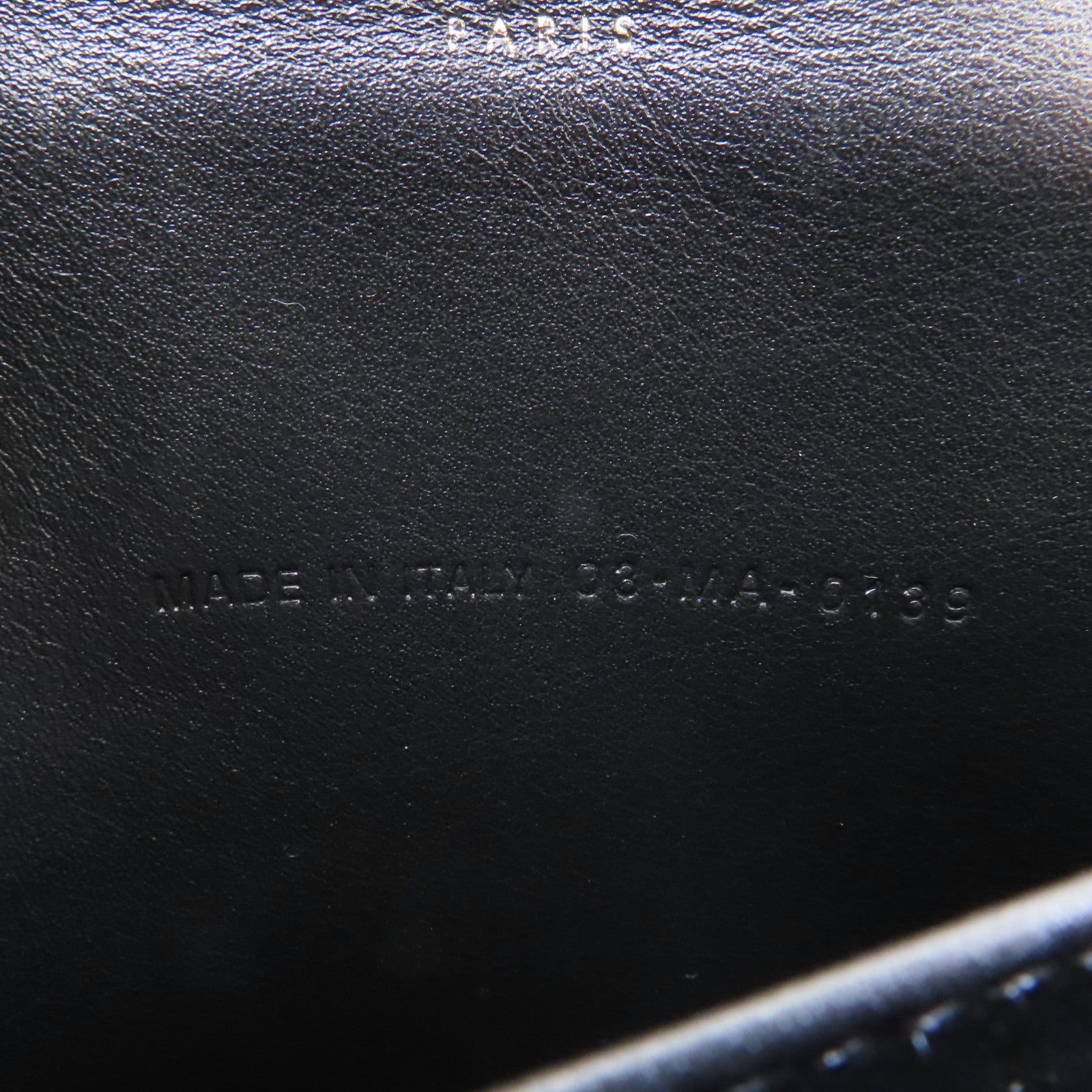 Dior 漆皮皮革Lady Dior Pouch金扣肩背袋黑色