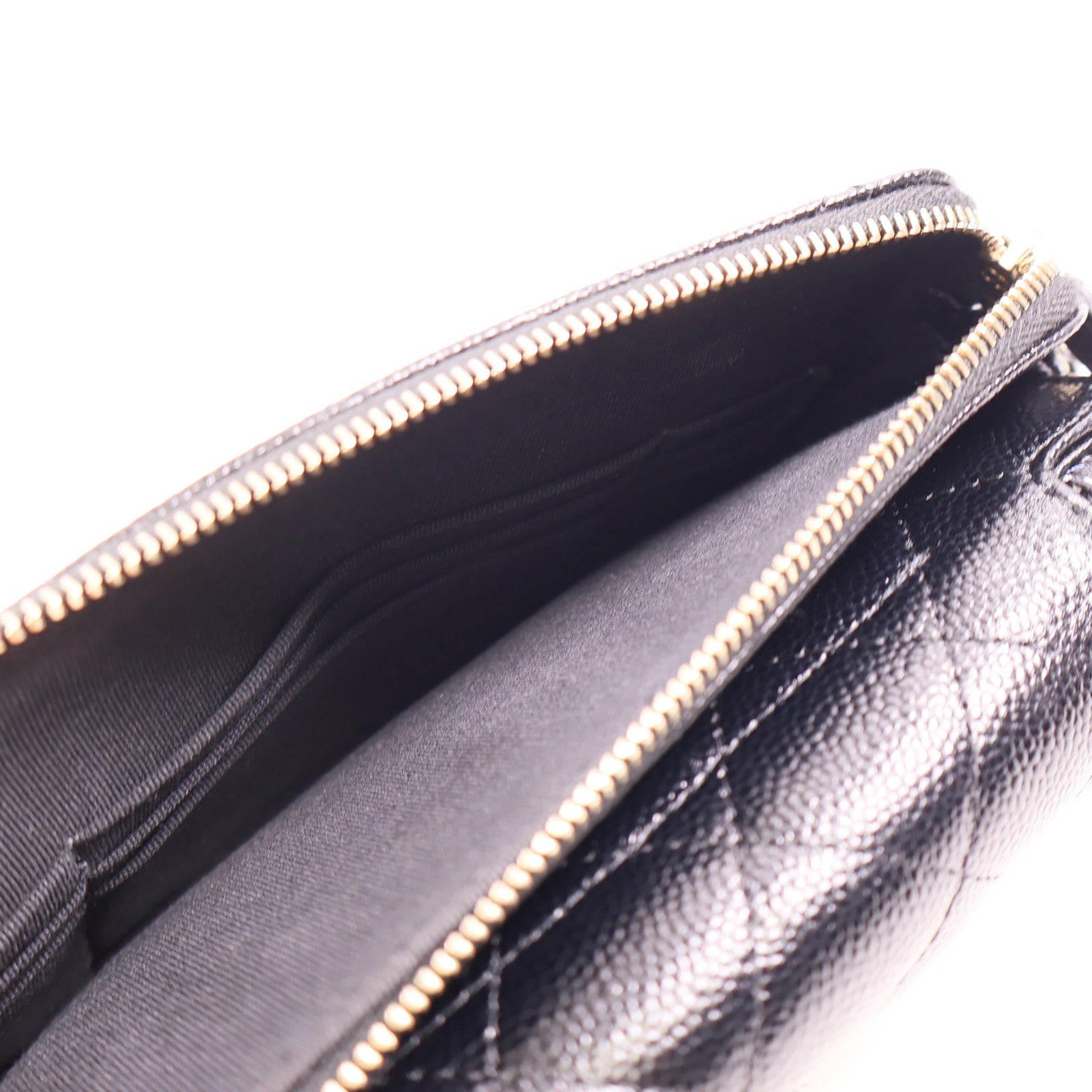 CHANEL CC GHW Chain Shoulder Bag AP2095 Calfskin Leather Black