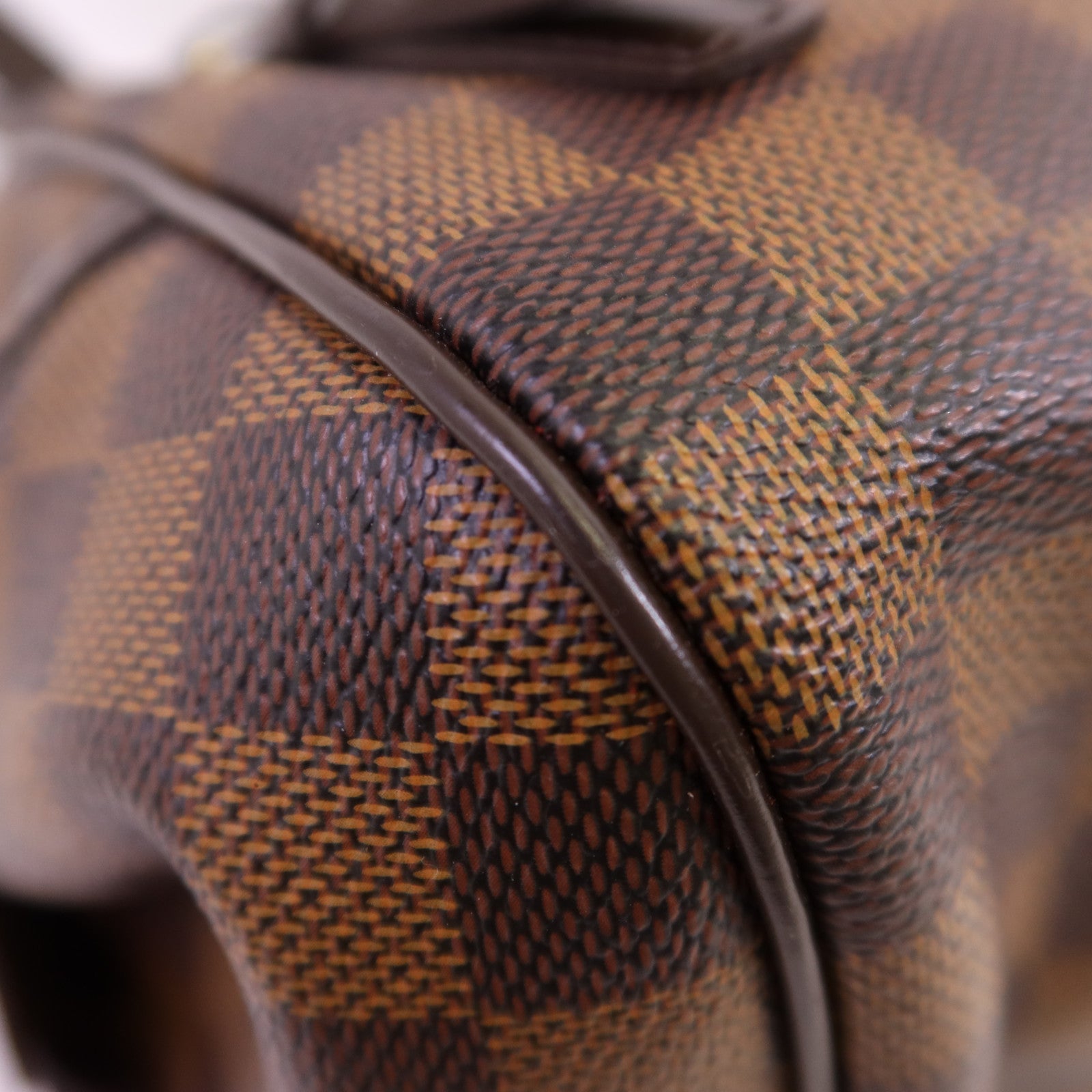 LOUIS VUITTON Damier Rivington PM金扣手挽袋