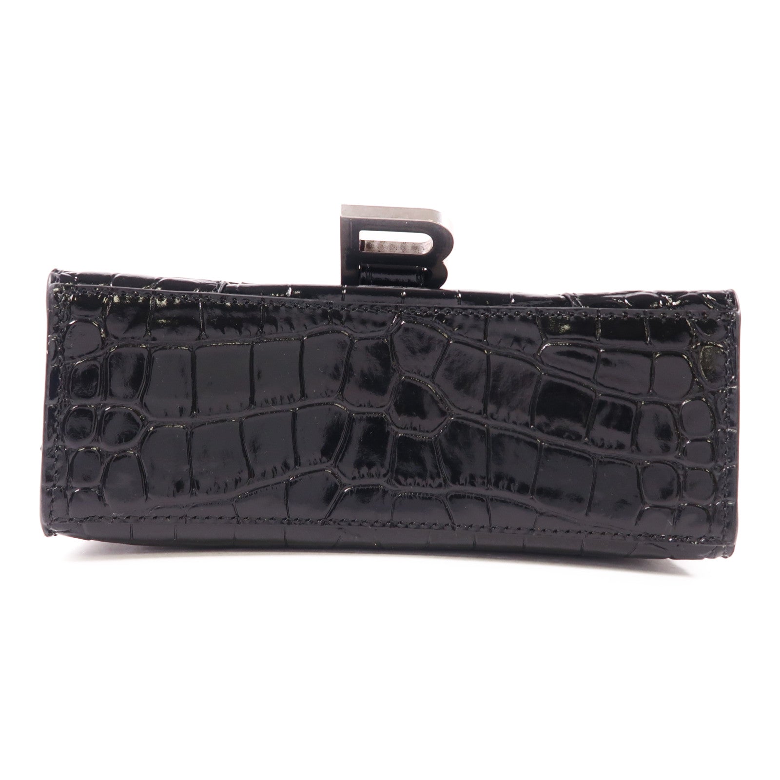 BALENCIAGA SHW Hourglass Top Handle Xs 2 Way Bag 592833 1LR6Y/1000 Calfskin