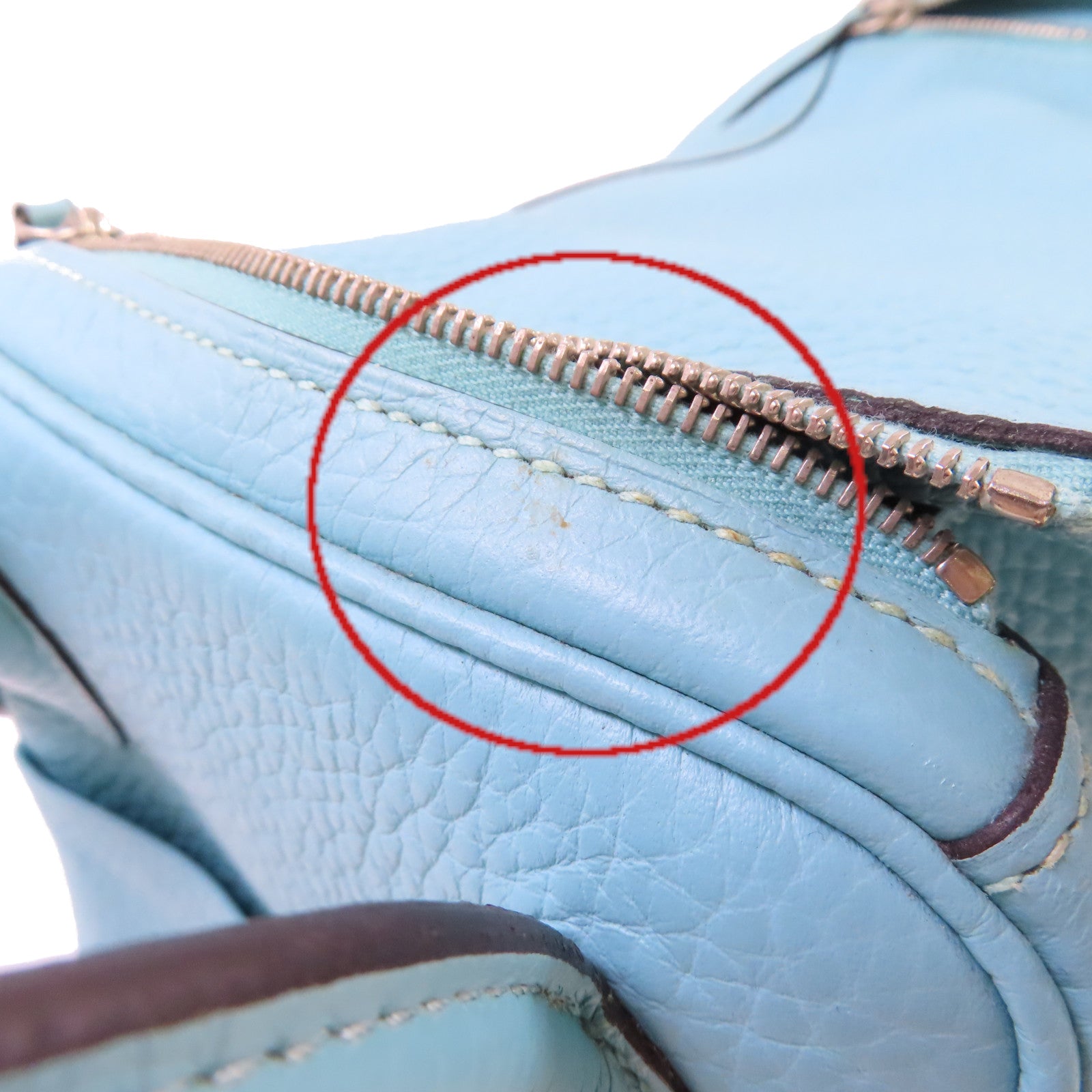 HERMES 【激減優惠】Clemence皮革Lindy 26 Shoulder Bag銀扣肩背袋3P Bleu Atoll/環礁藍色