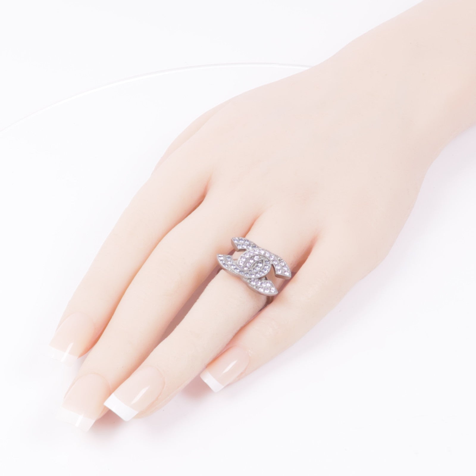 CHANEL 金屬CC Ring戒指US#6