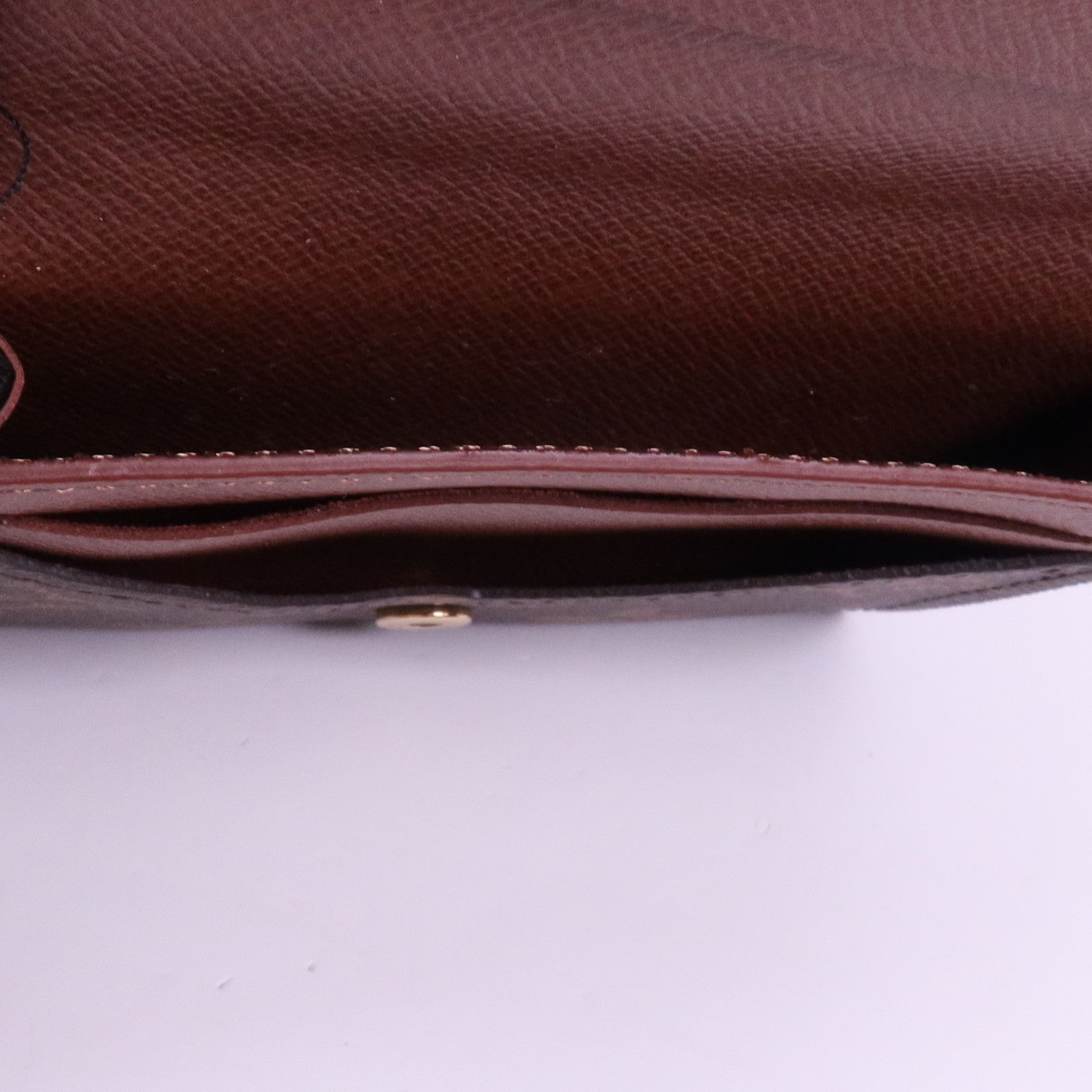 LOUIS VUITTON Monogram Enveloppe Carte De Visite金扣Card Case