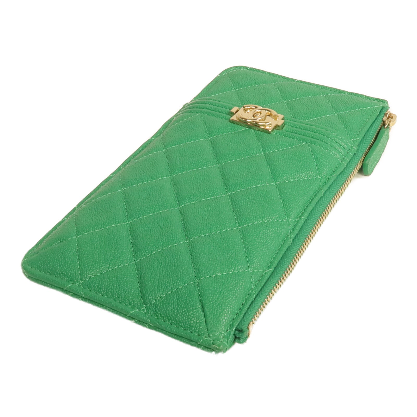 CHANEL 牛皮皮革Pouch Wallet手拿包