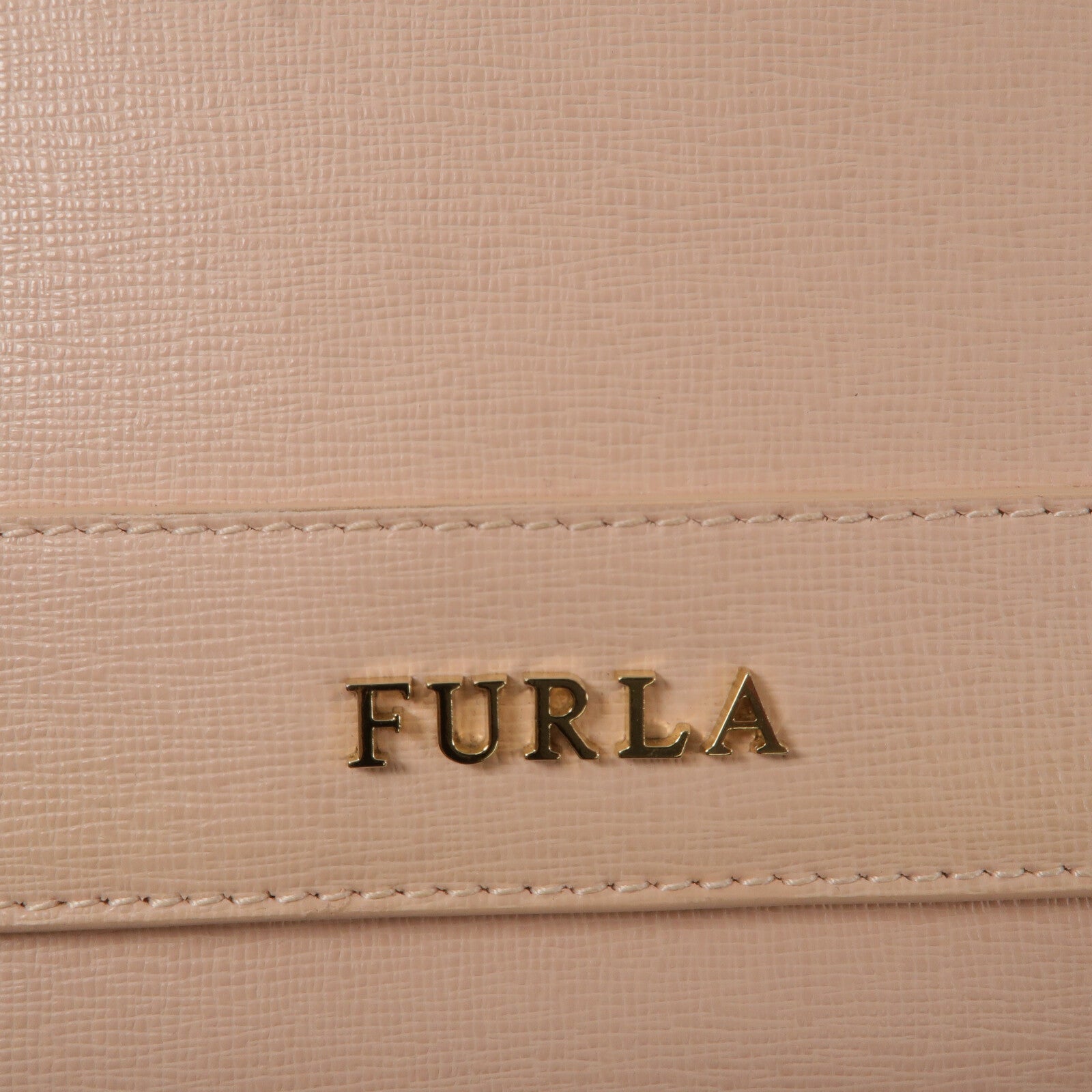 Furla 牛皮皮革Chain Shoulder鏈帶肩背袋