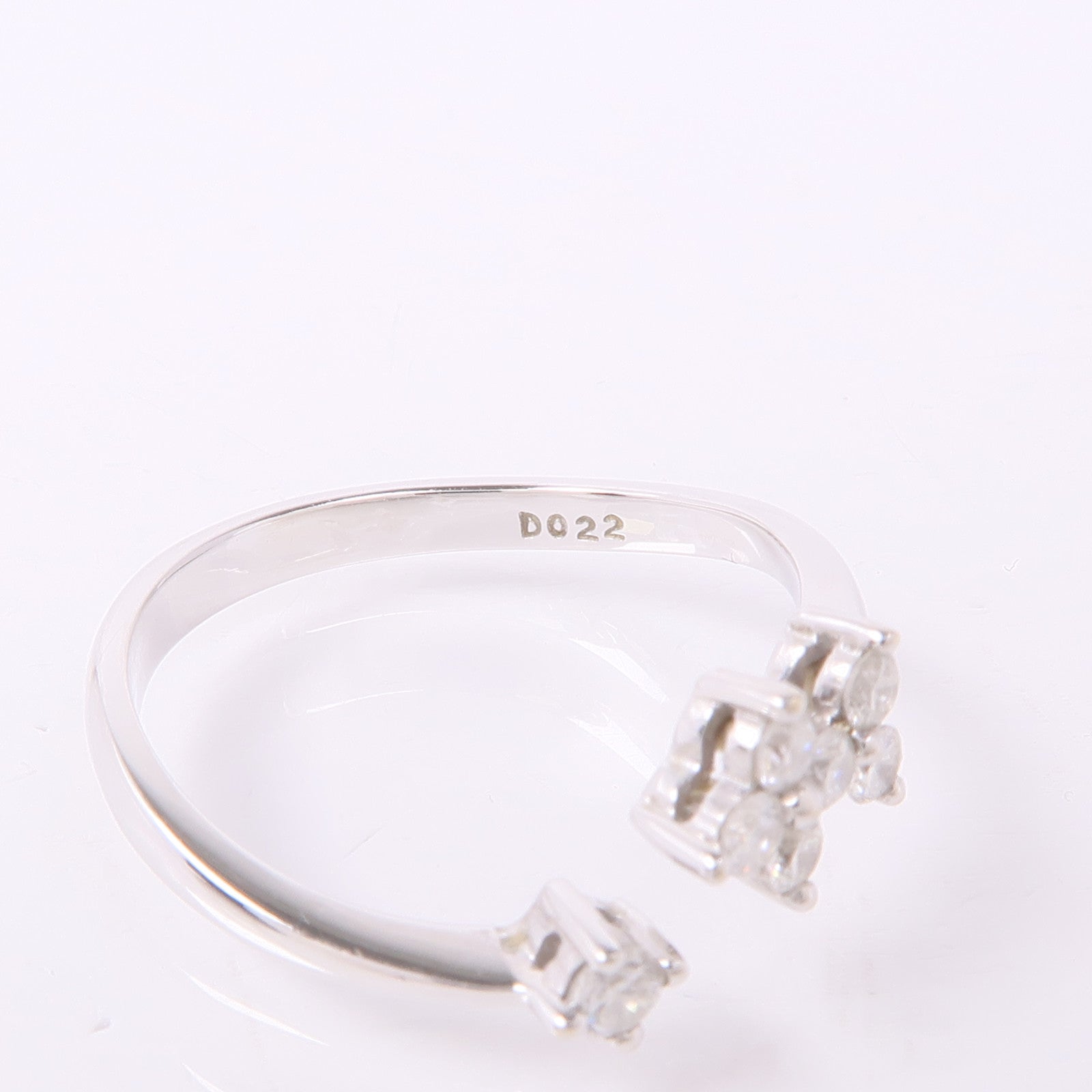 JEWELRY 【激減優惠】18K白金Diamond Ring鑽石戒指US#5.75