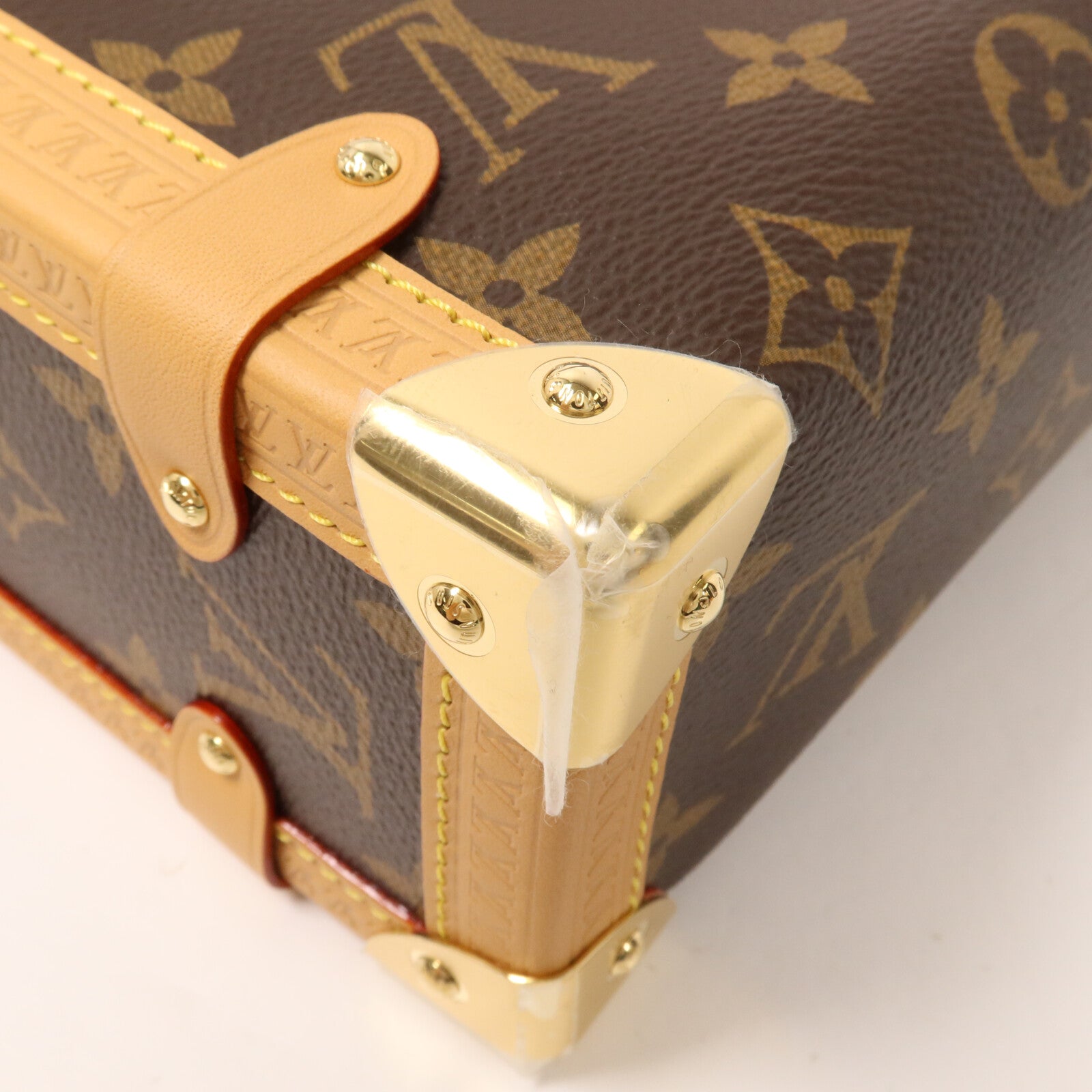 LOUIS VUITTON Monogram Side Trunk MM手挽肩背兩用袋
