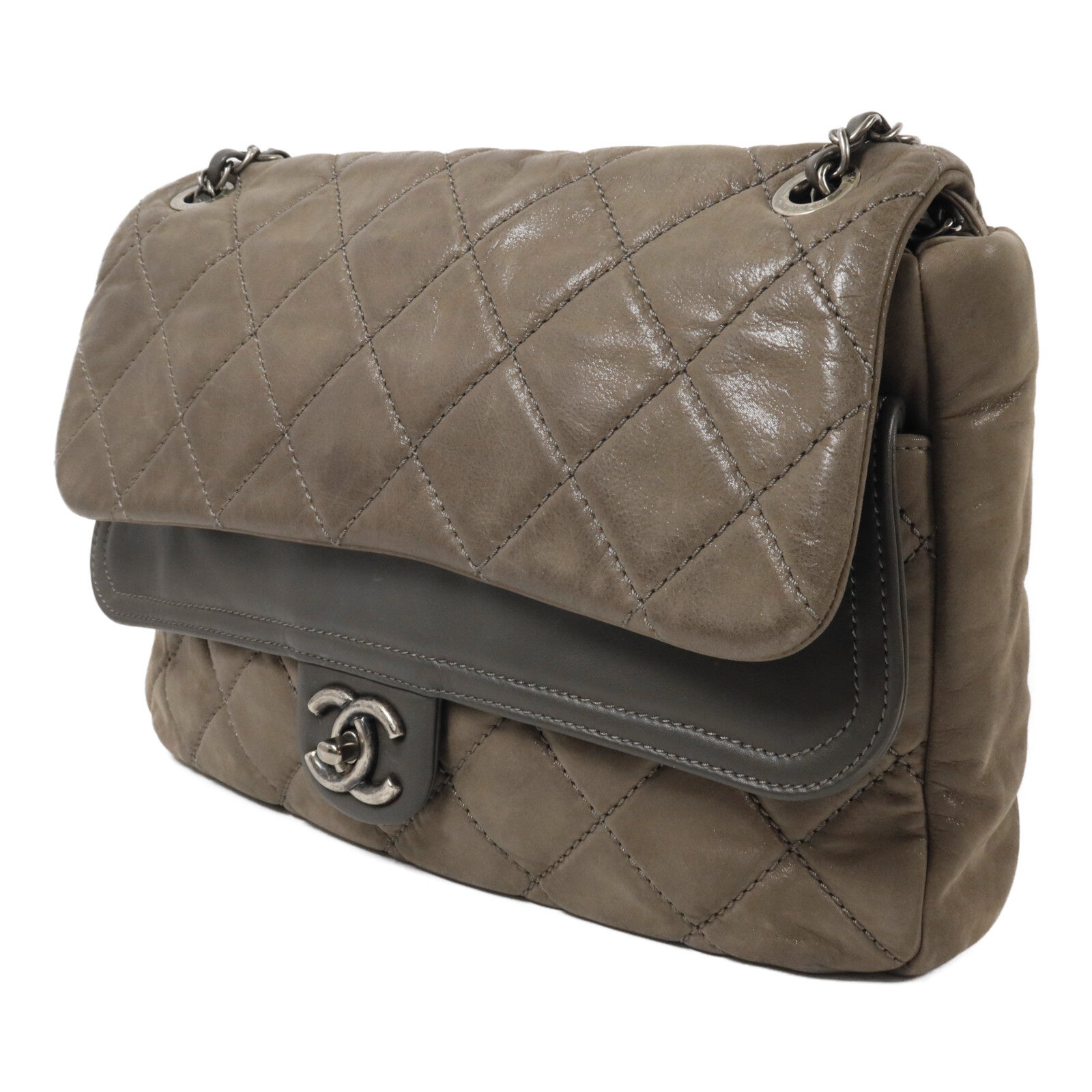 CHANEL 牛皮皮革Chain Shoulder鏈帶肩背袋