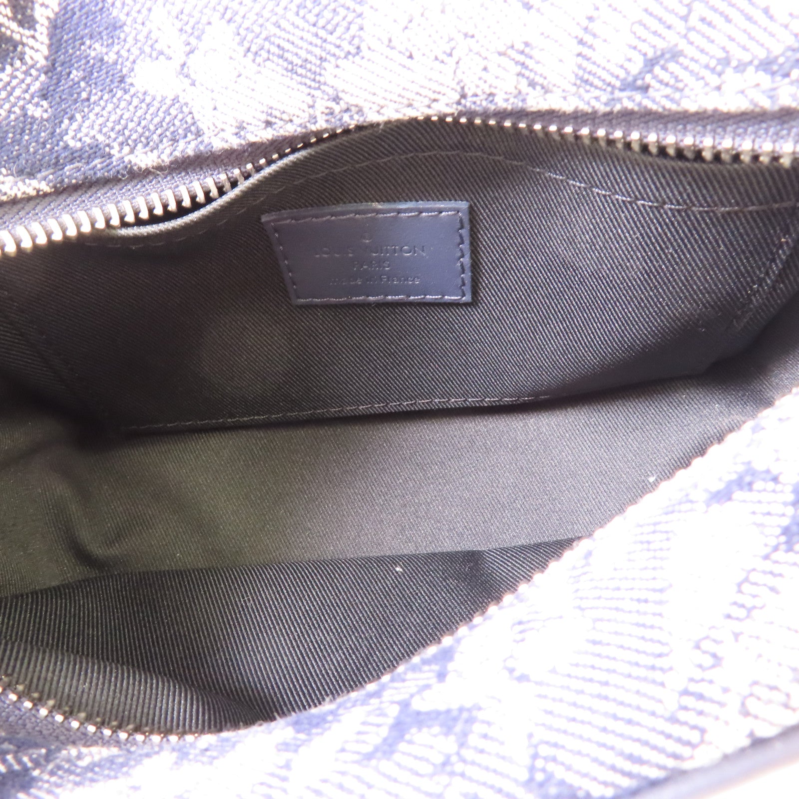 LOUIS VUITTON LV SHW Mini Soft Trunk Shoulder Bag M80033 Monogram Tapestry Blue