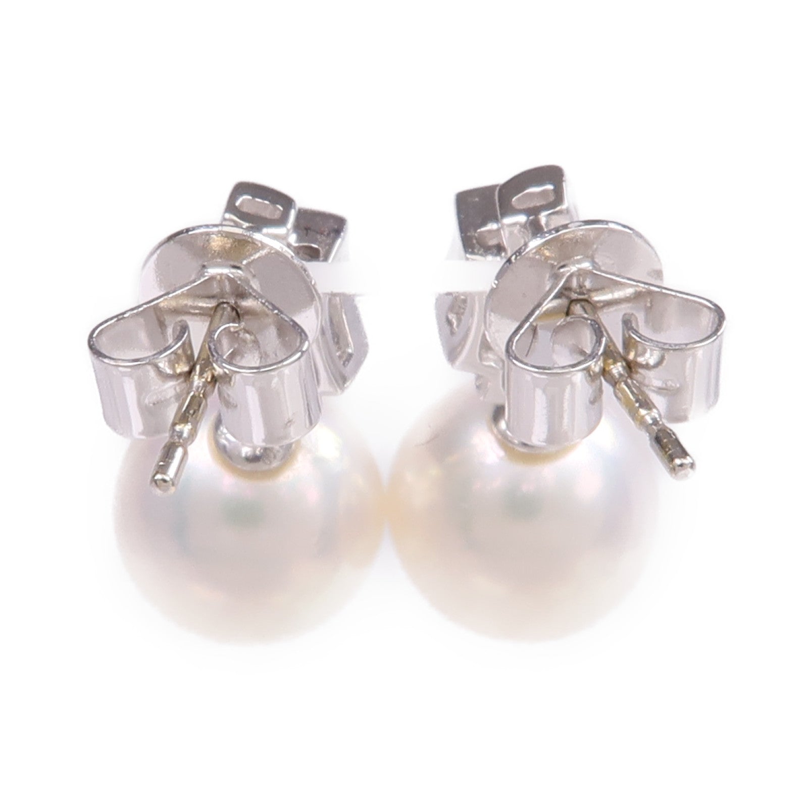 JEWELRY 【激減優惠】18K白金Pearl Diamond Earrings珍珠/鑽石耳環