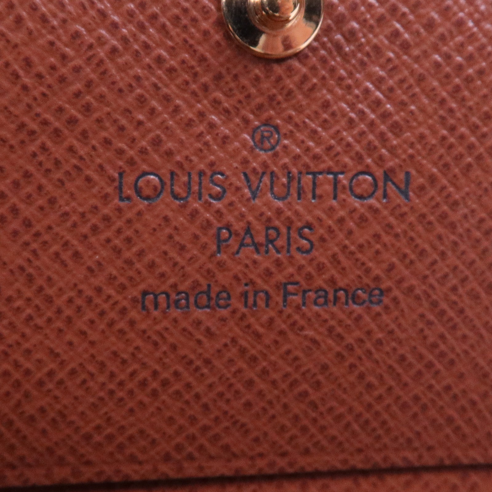 LOUIS VUITTON Monogram Enveloppe Carte De Visite金扣Card Case