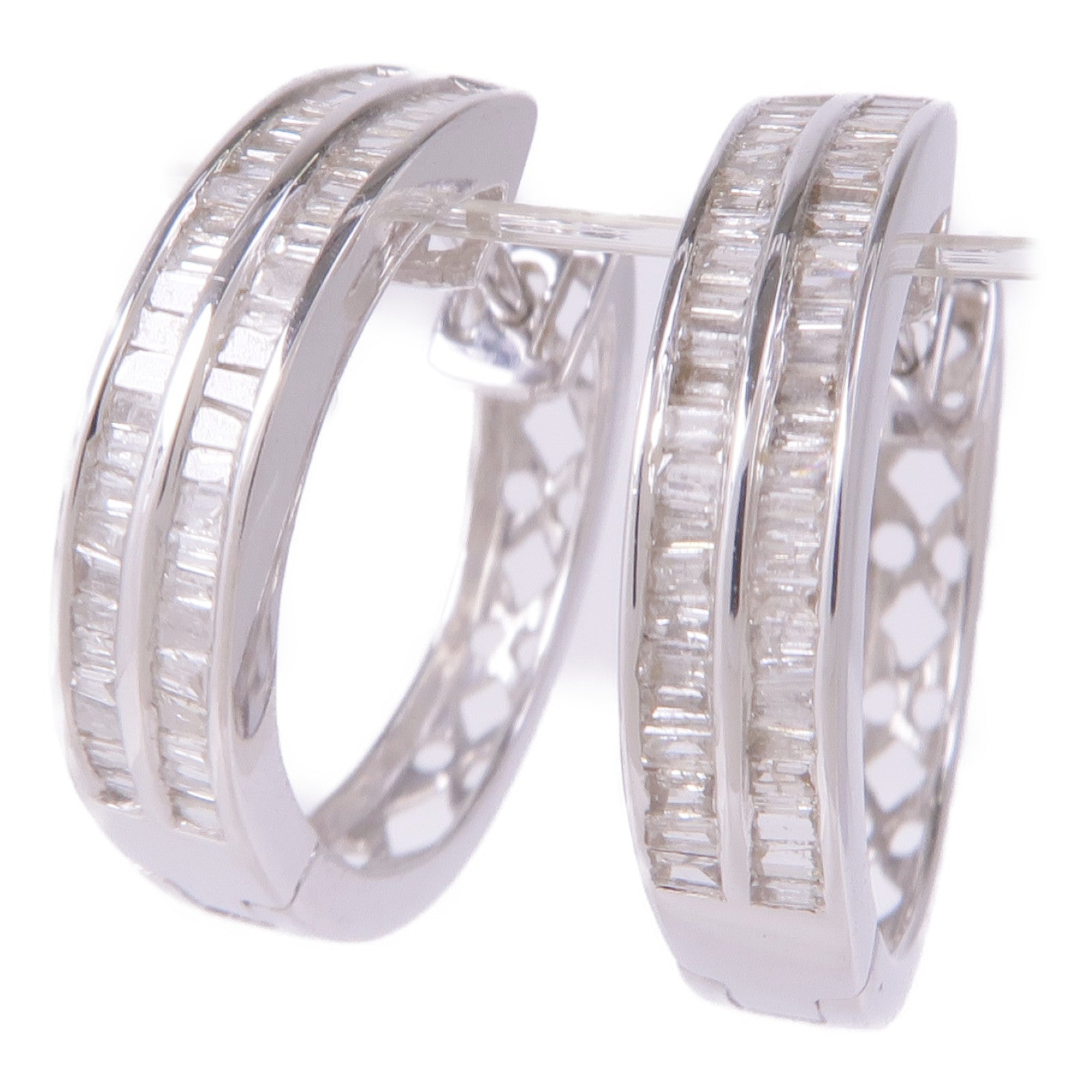 JEWELRY 【激減優惠】18K白金Diamond Earrings鑽石耳環