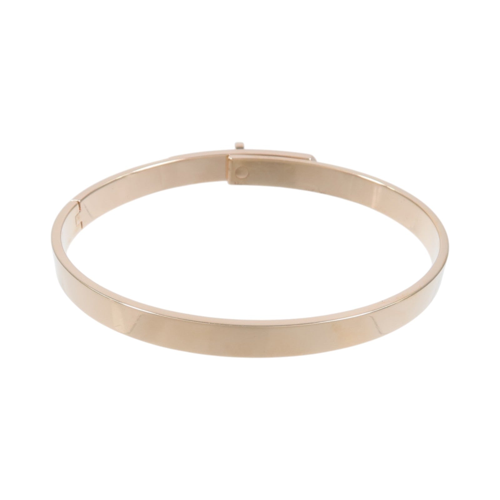 HERMES 18K玫瑰金Kelly Bracelet鑽石手鐲