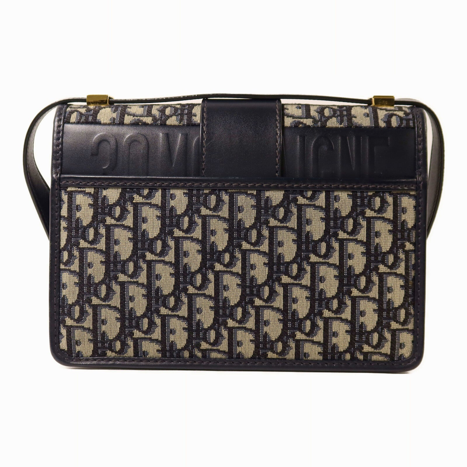 Dior 帆布Montaigne 30金扣肩背袋