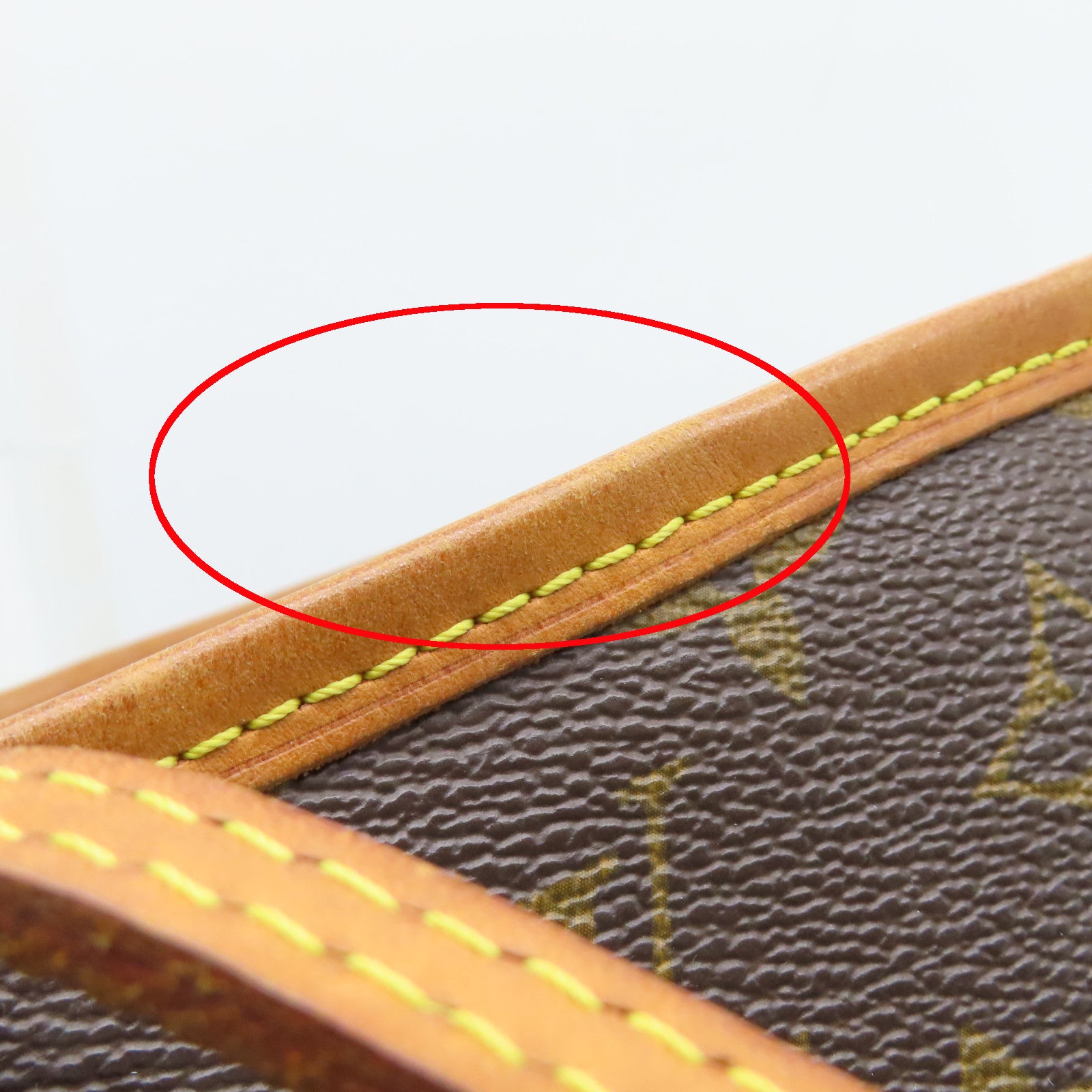 LOUIS VUITTON Monogram Neverfull MM gold buckle shoulder bag / hand bag brown