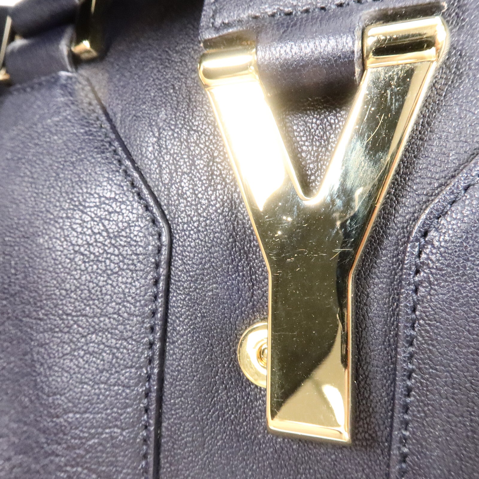 YVES SAINT LAURENT 牛皮皮革Cabas Chyc手挽肩背兩用袋