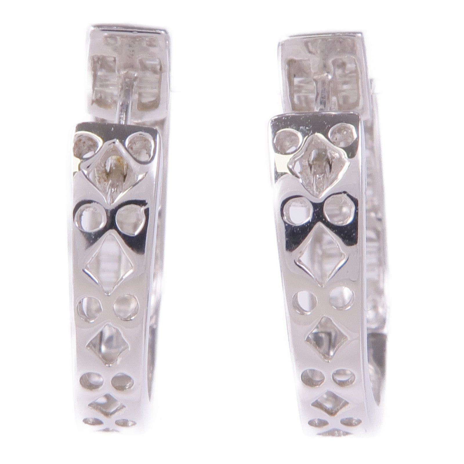 JEWELRY 18K白金Diamond Earrings鑽石耳環