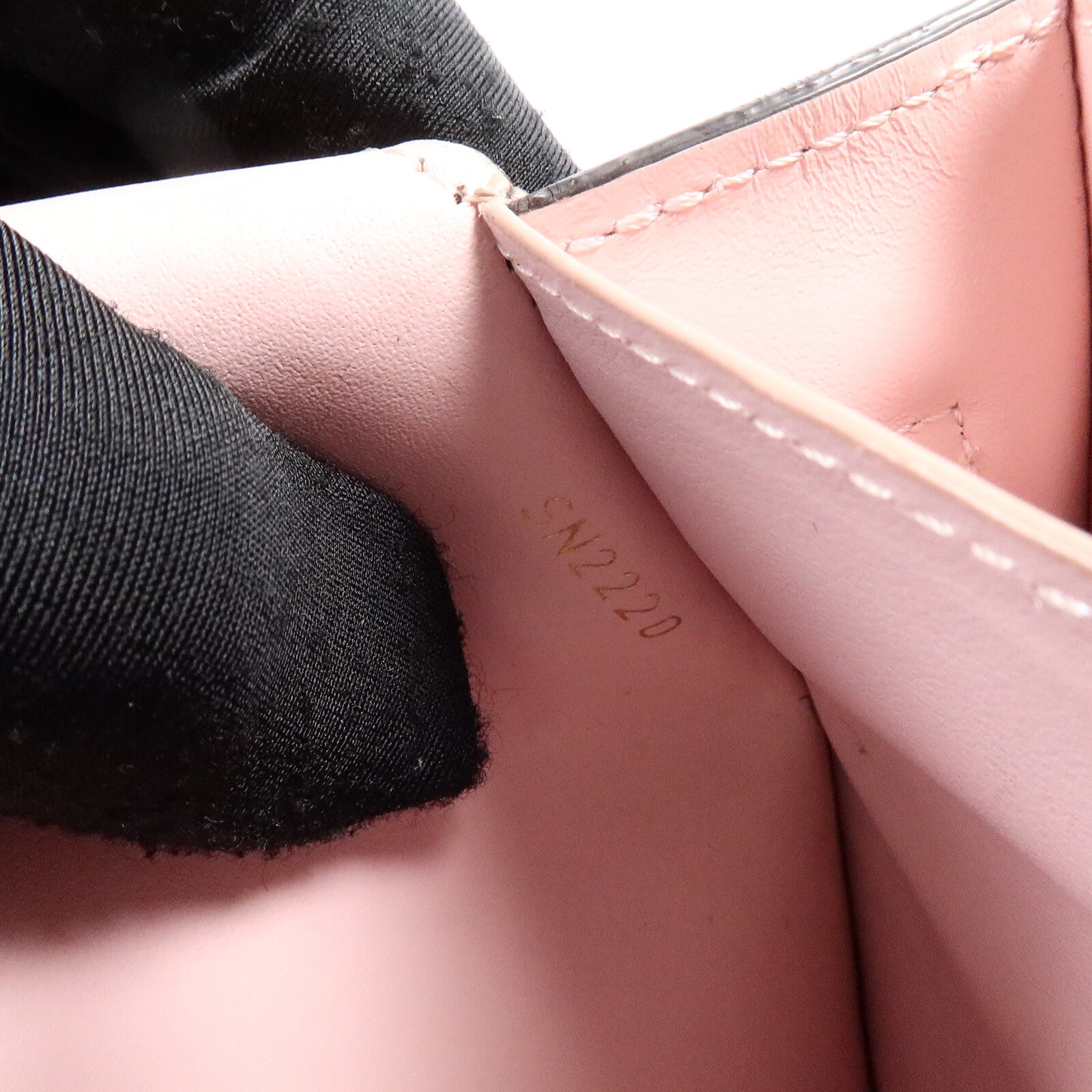 LOUIS VUITTON Monogram Flore Chain Wallet金扣鏈帶肩背袋