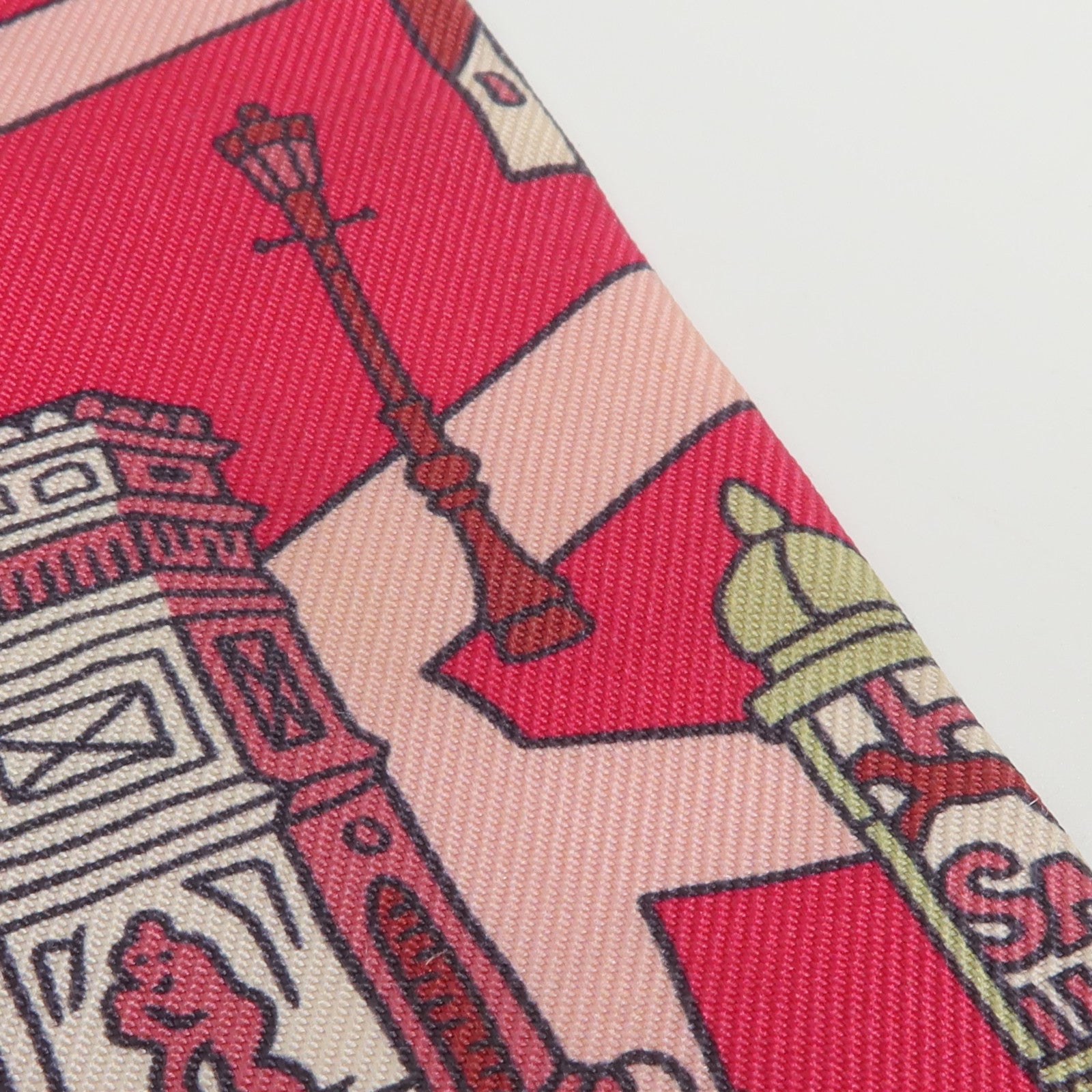 HERMES 絲質Twilly絲巾