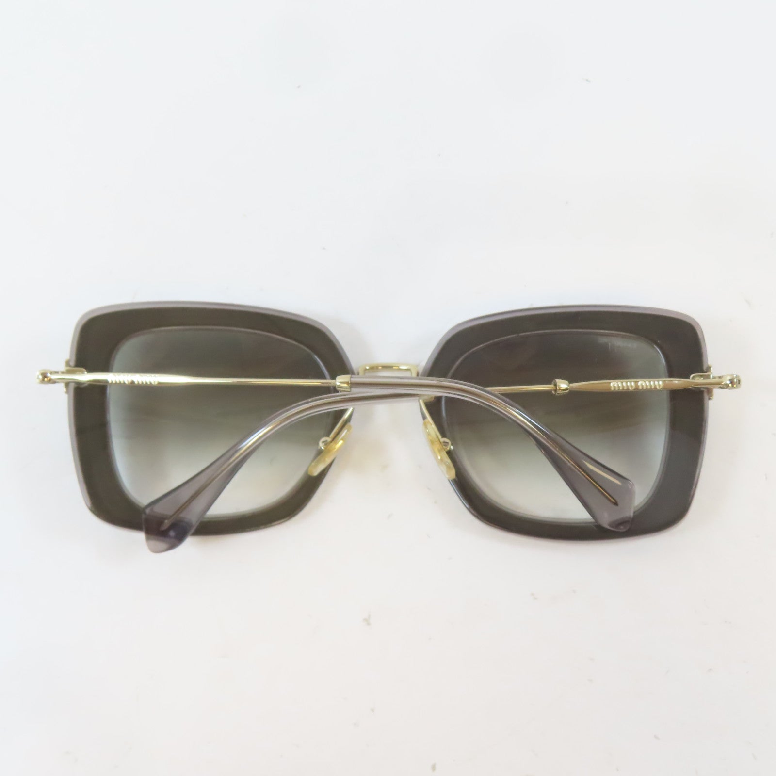 Miu Miu 金屬/PVC Sunglasses太陽眼鏡藍色/灰色