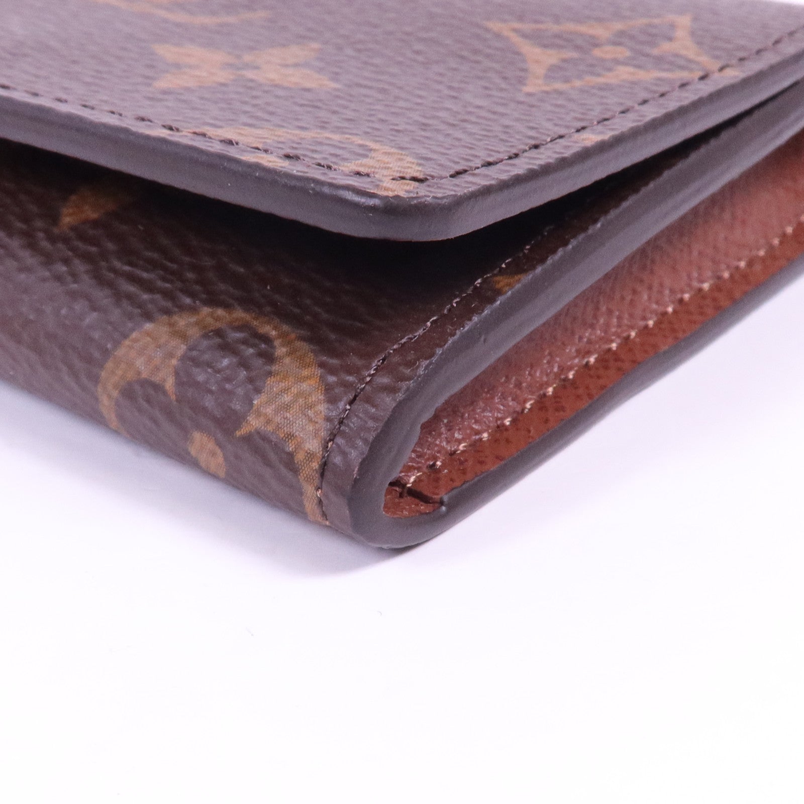 LOUIS VUITTON Monogram Enveloppe Carte De Visite金扣Card Case