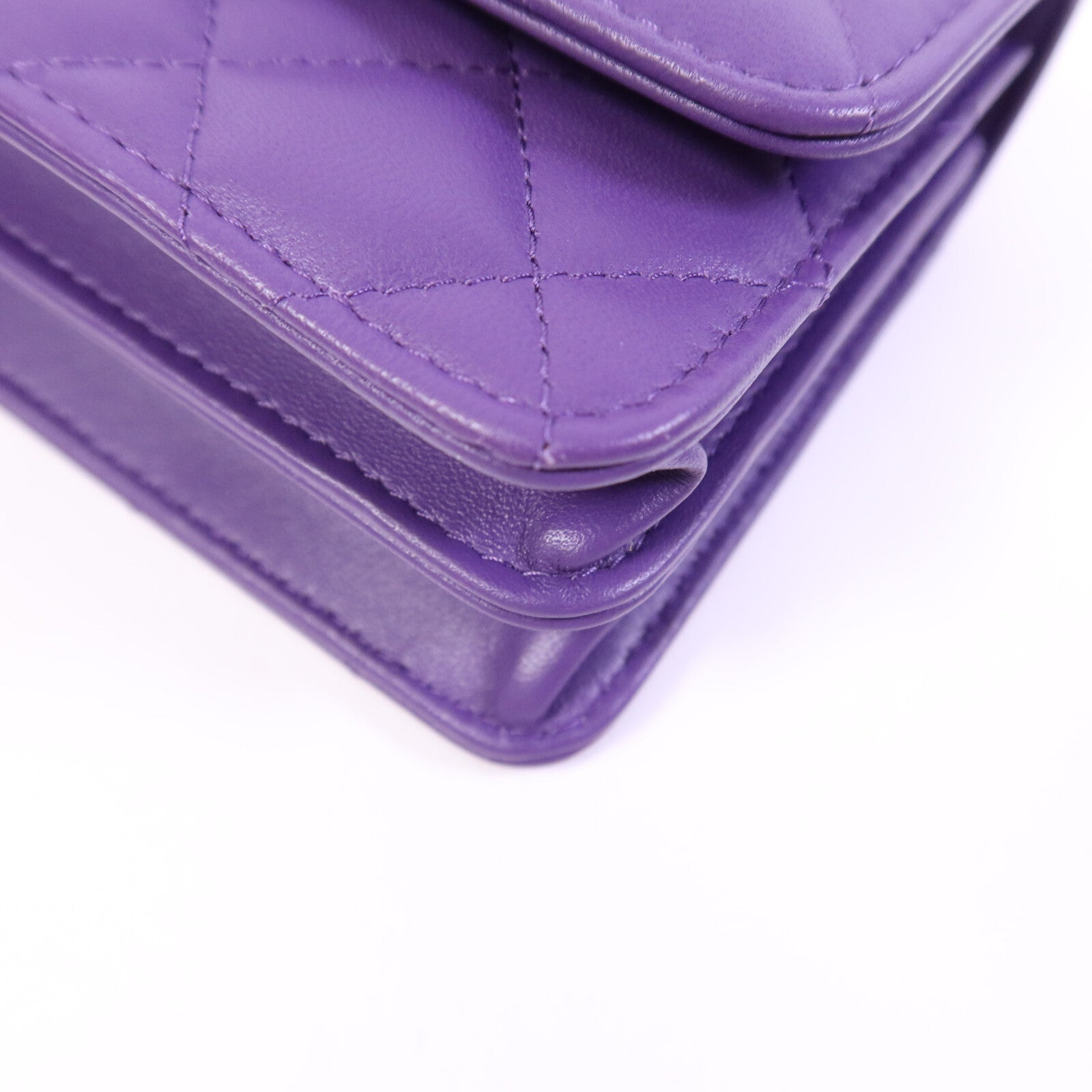 CHANEL 羊皮皮革Top Handle Chain Bag銀扣鏈帶手挽肩背兩用袋