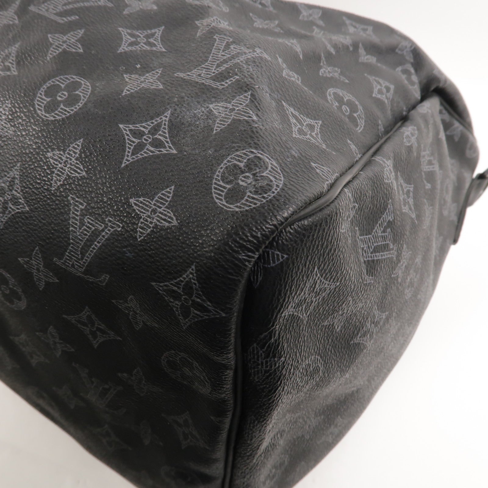 LOUIS VUITTON Monogram Eclipse Keepall Bandouliere 50手挽肩背兩用袋