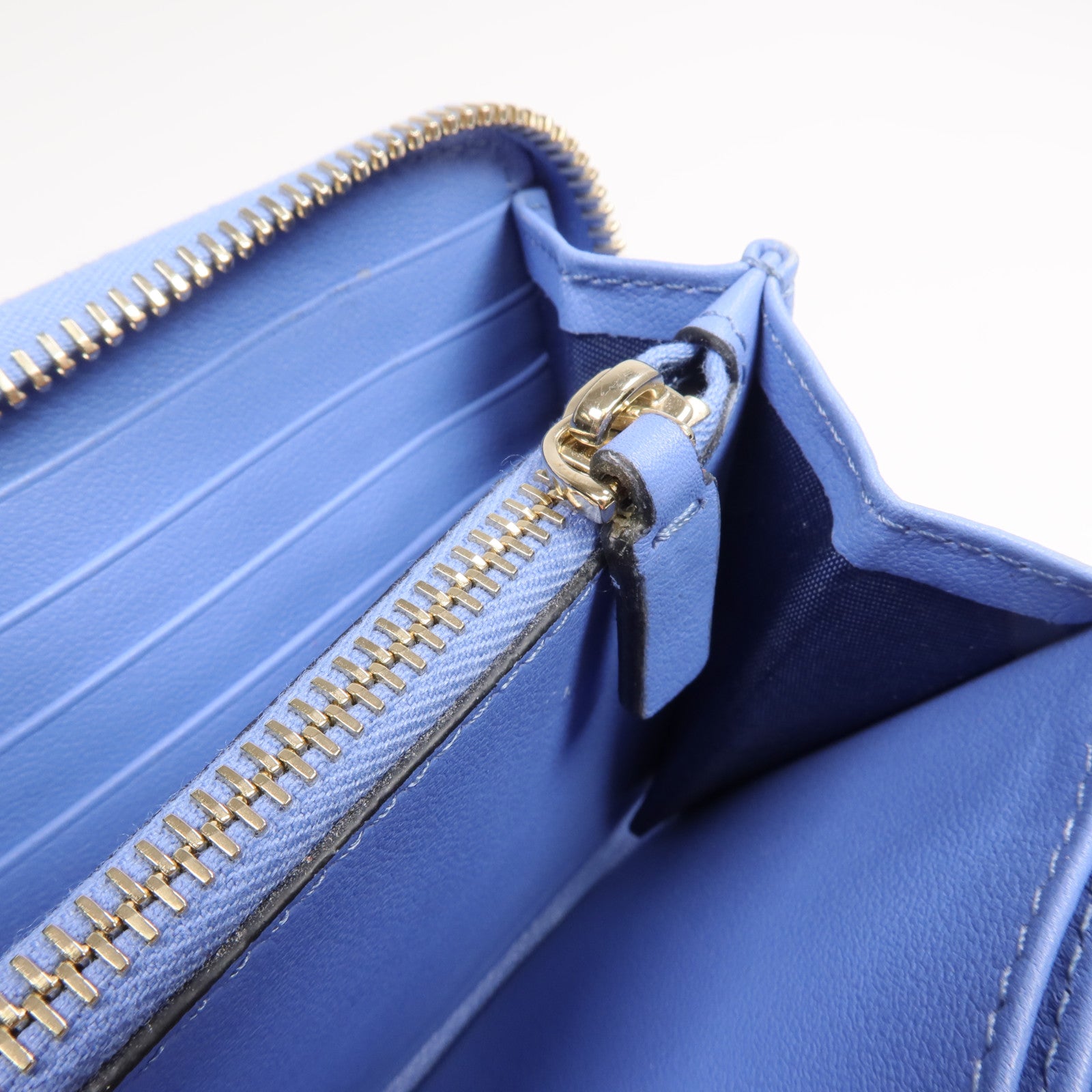 Valentino 【激減優惠】牛皮皮革Rockstud Round Long Wallet金扣拉鏈長錢包
