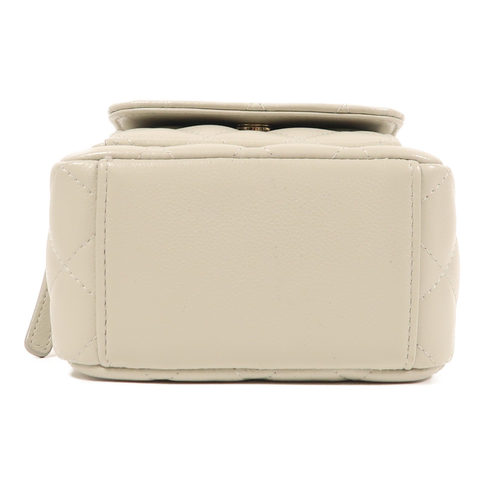 CHANEL 牛皮皮革Classic Mini Backpack金扣背包
