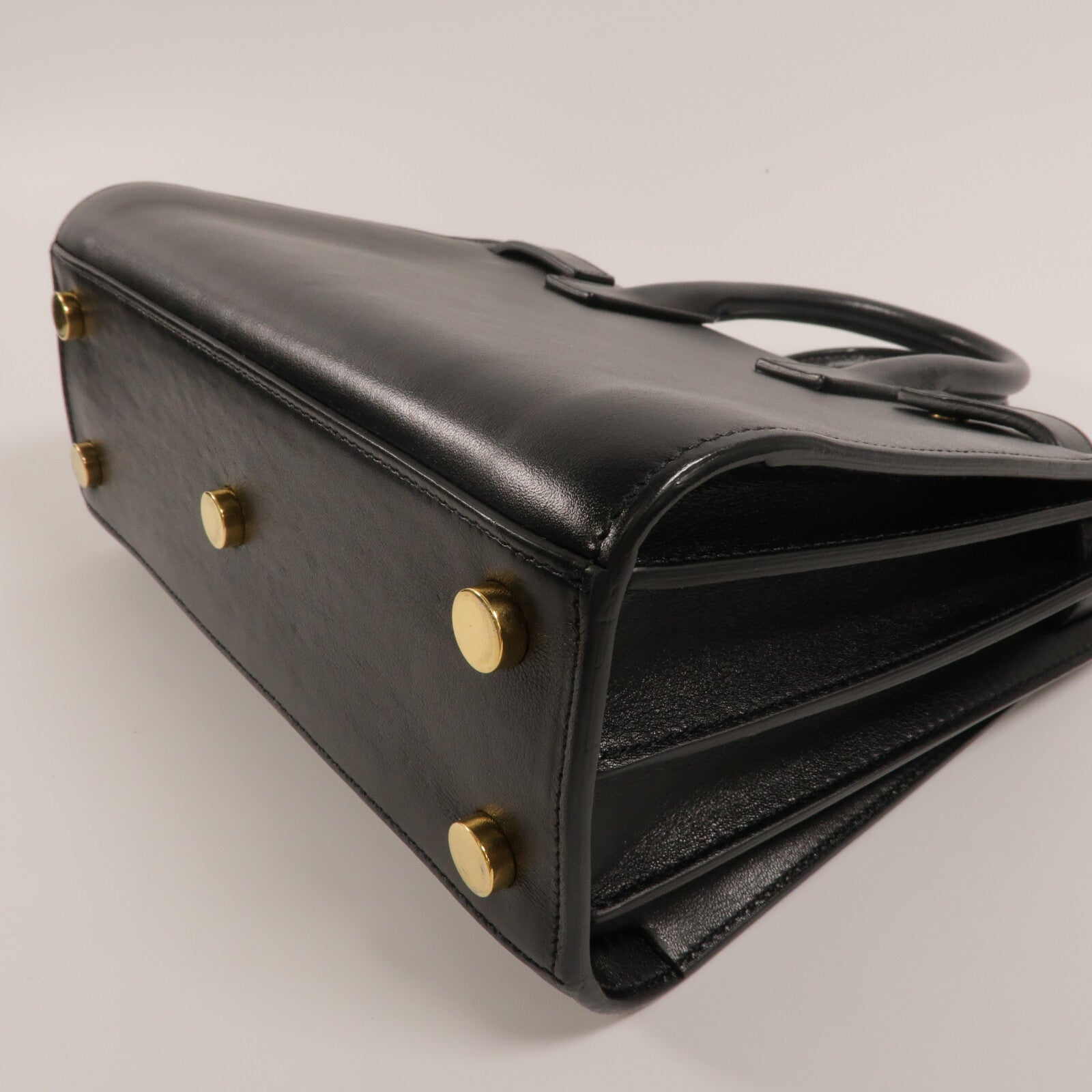 SAINT LAURENT 牛皮皮革Sac De Jour Nano手挽肩背兩用袋